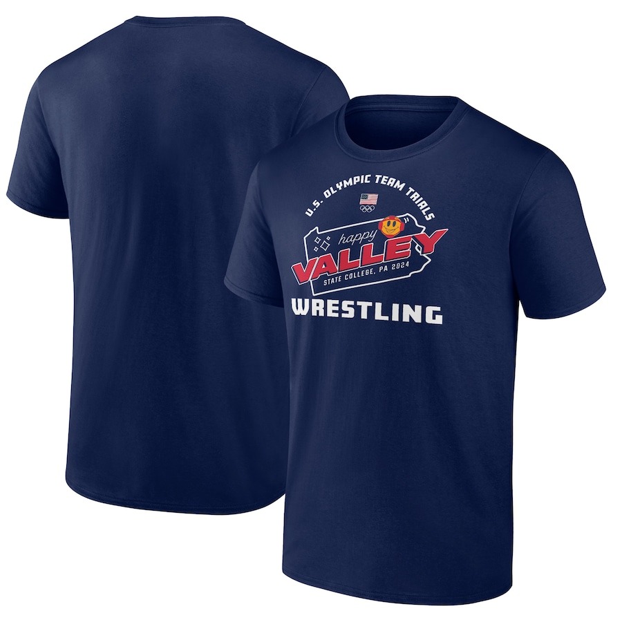 Team USA U.S. Olympic Team Wrestling Trials Happy Valley T-Shirt PT57394