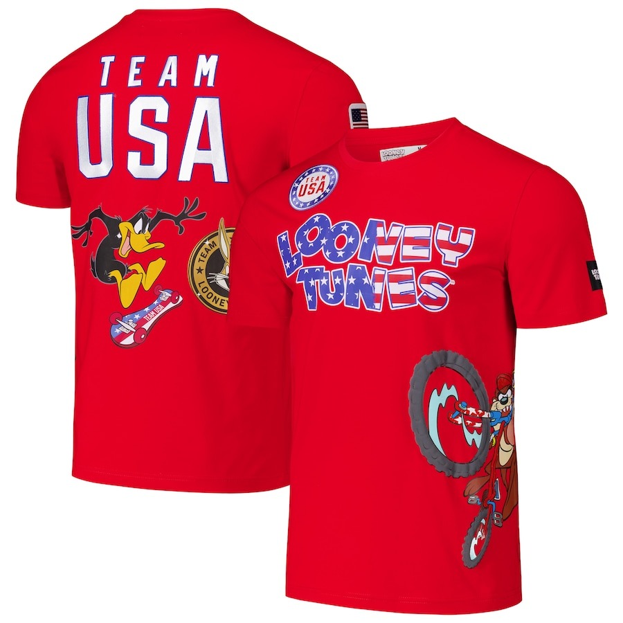 Team USA x Looney Tunes Freeze Max BMX Loose Fit T-Shirt PT57337