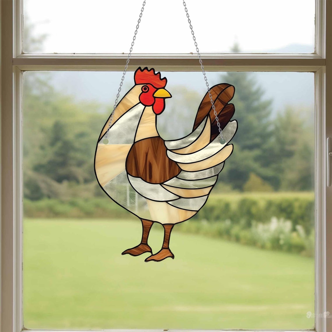 Chicken Cute ACRYLIC Window Hanging