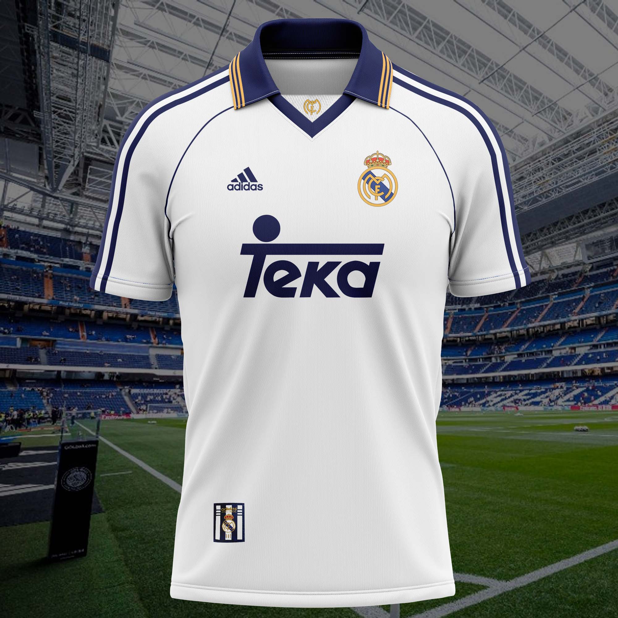 1999-2000 Real Madrid Home Kit Retro Shirt PT57469