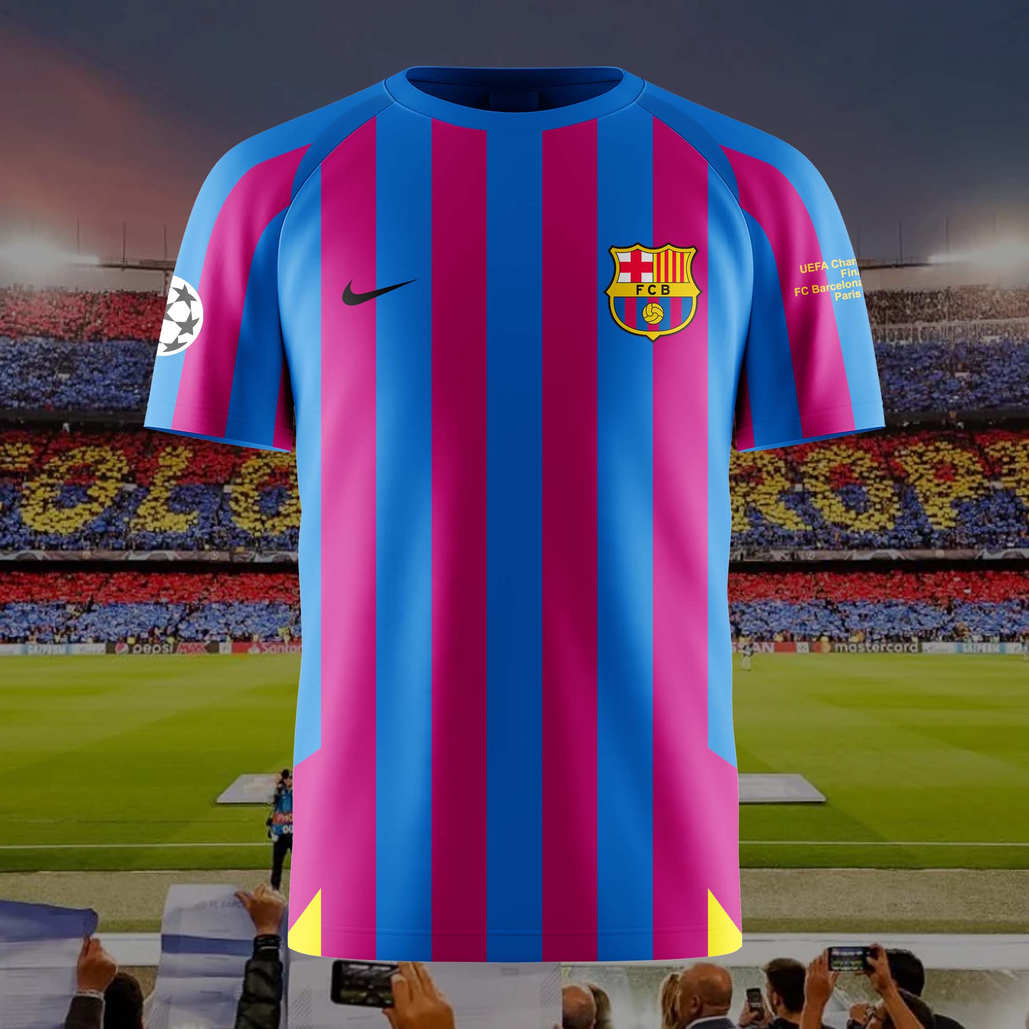 2005-06 Barcelona Champions League Final Retro Shirt PT57479