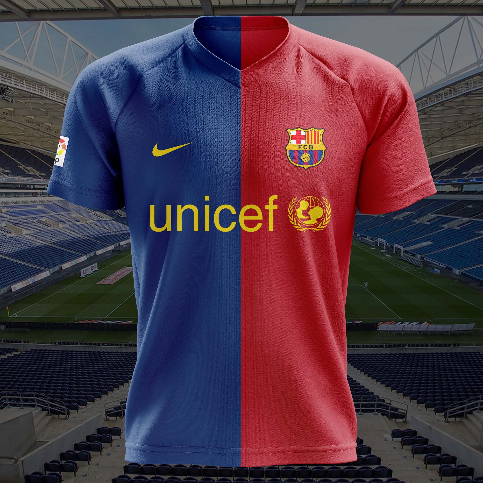 2008-09 Barcelona Home Kit Retro Shirt PT57485