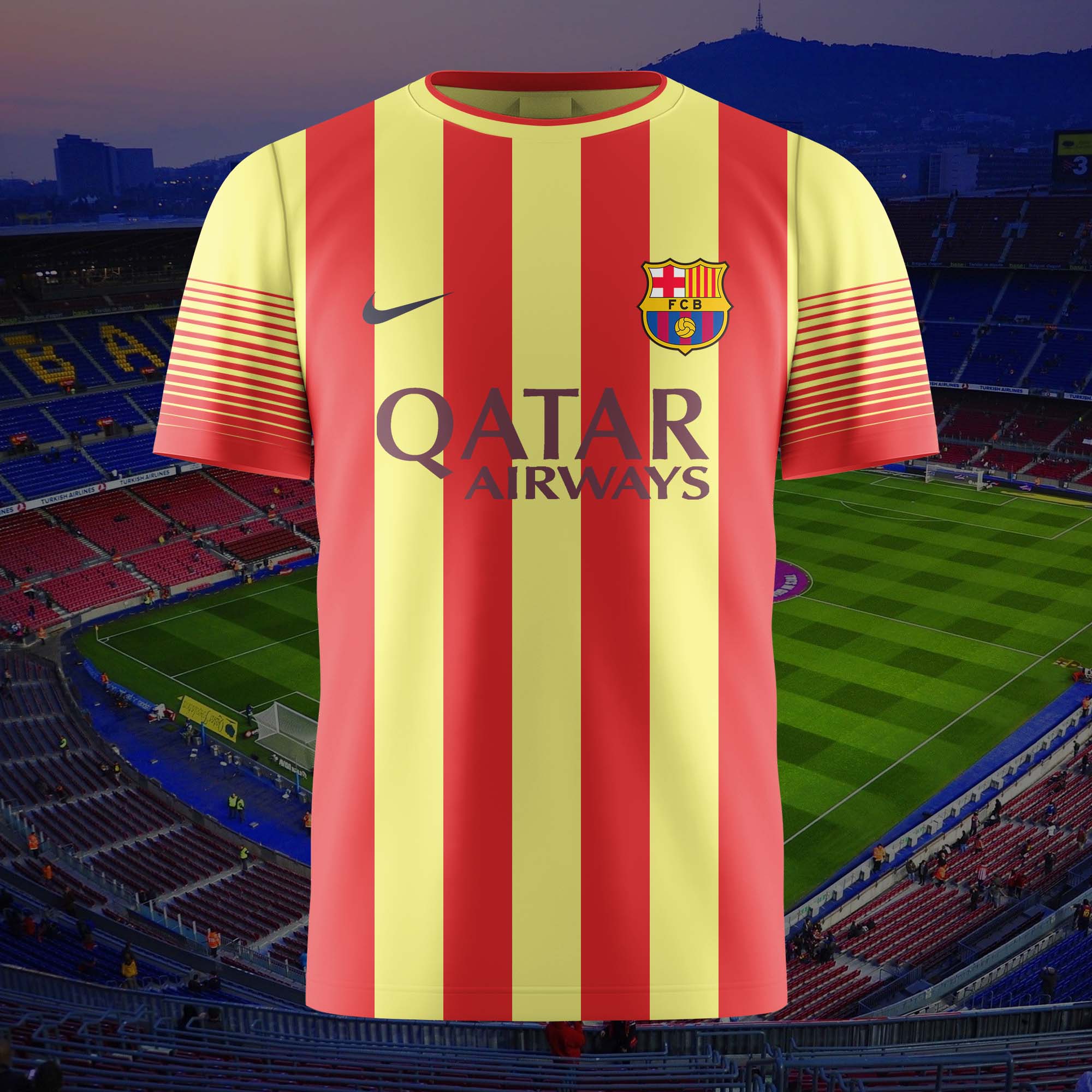 2014-15 Barcelona Fourth Kit Retro Shirt PT57499