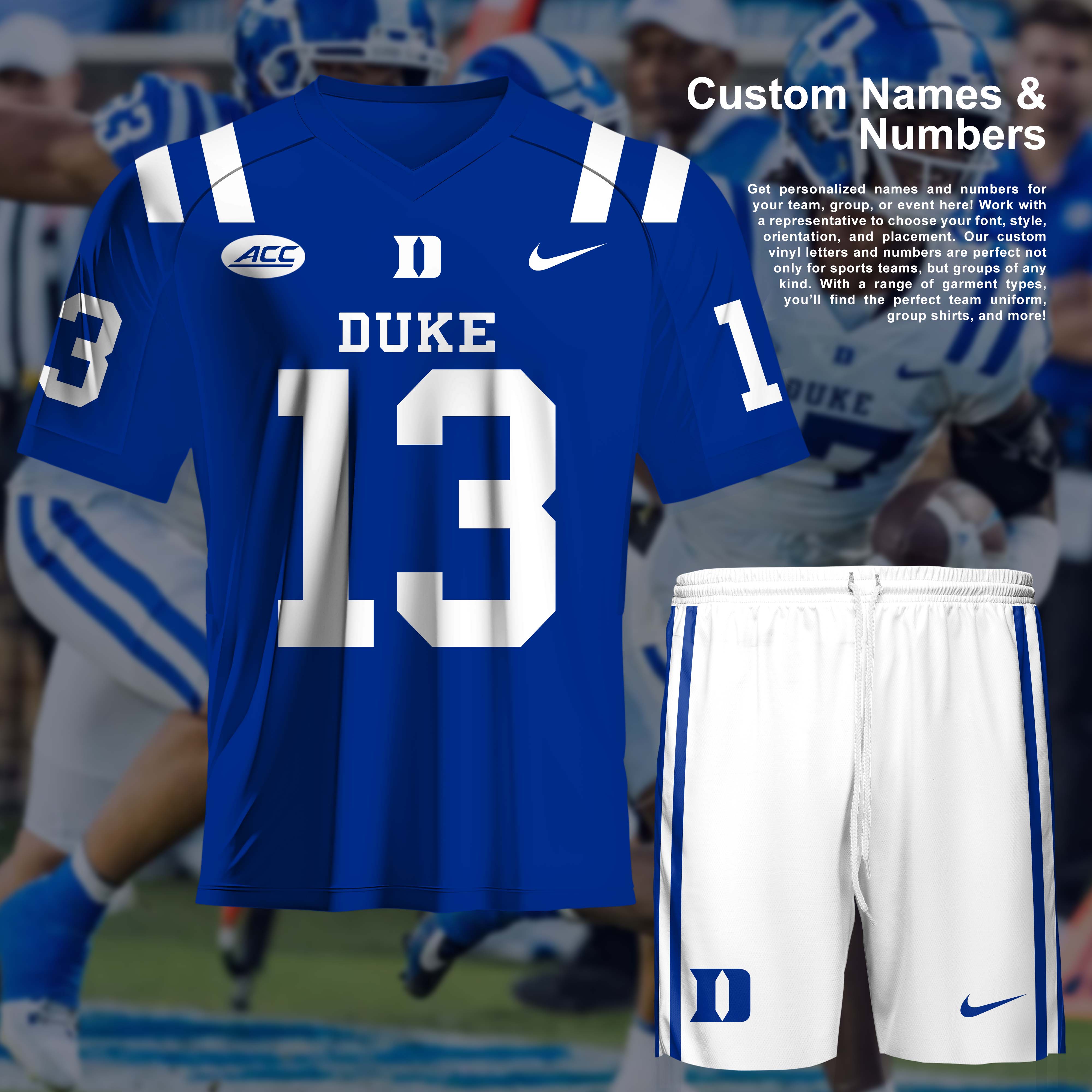 Duke Blue Devils NCAA Team T-Shirt Short PT57419