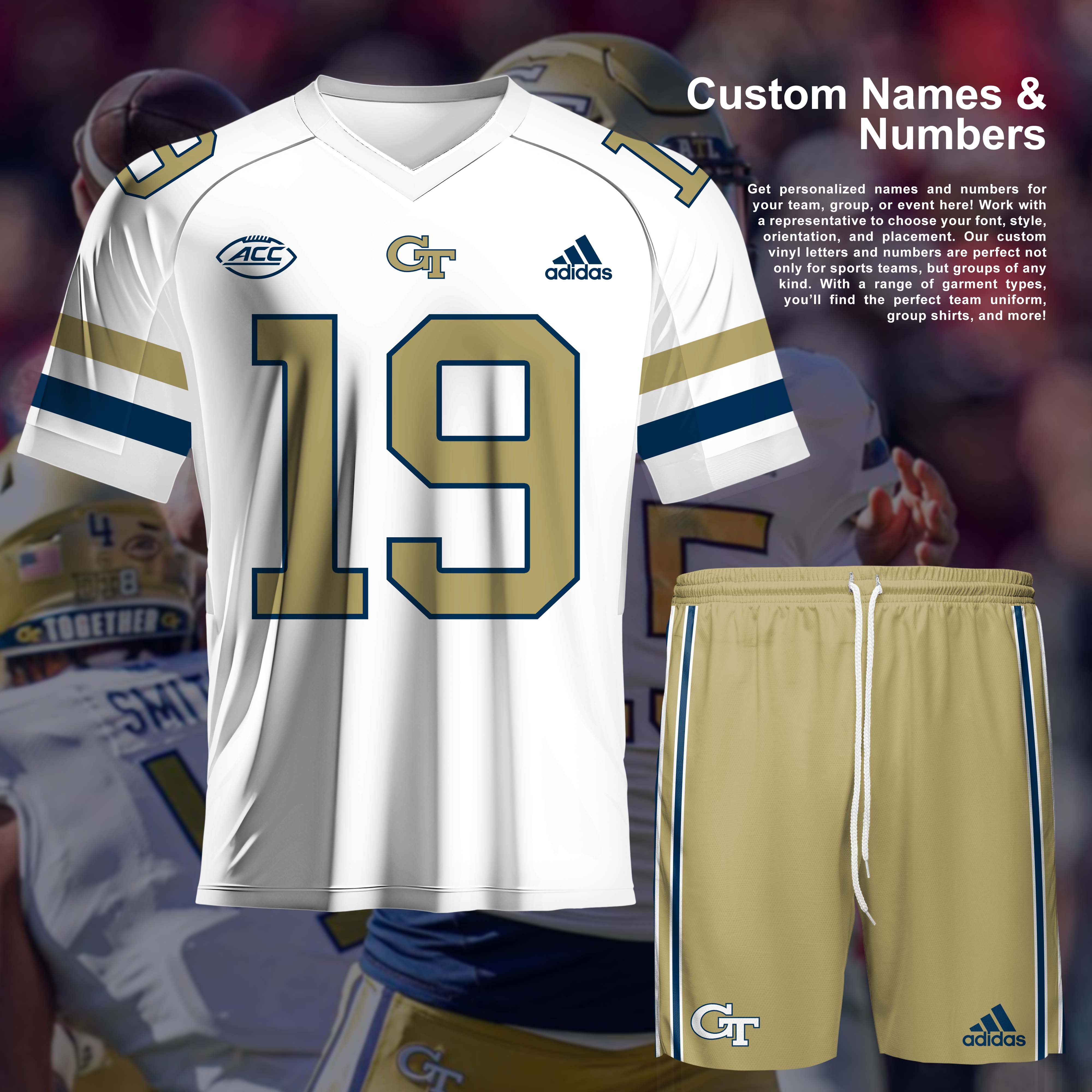 Georgia Tech Yellow Jackets NCAA Team T-Shirt Short PT57420