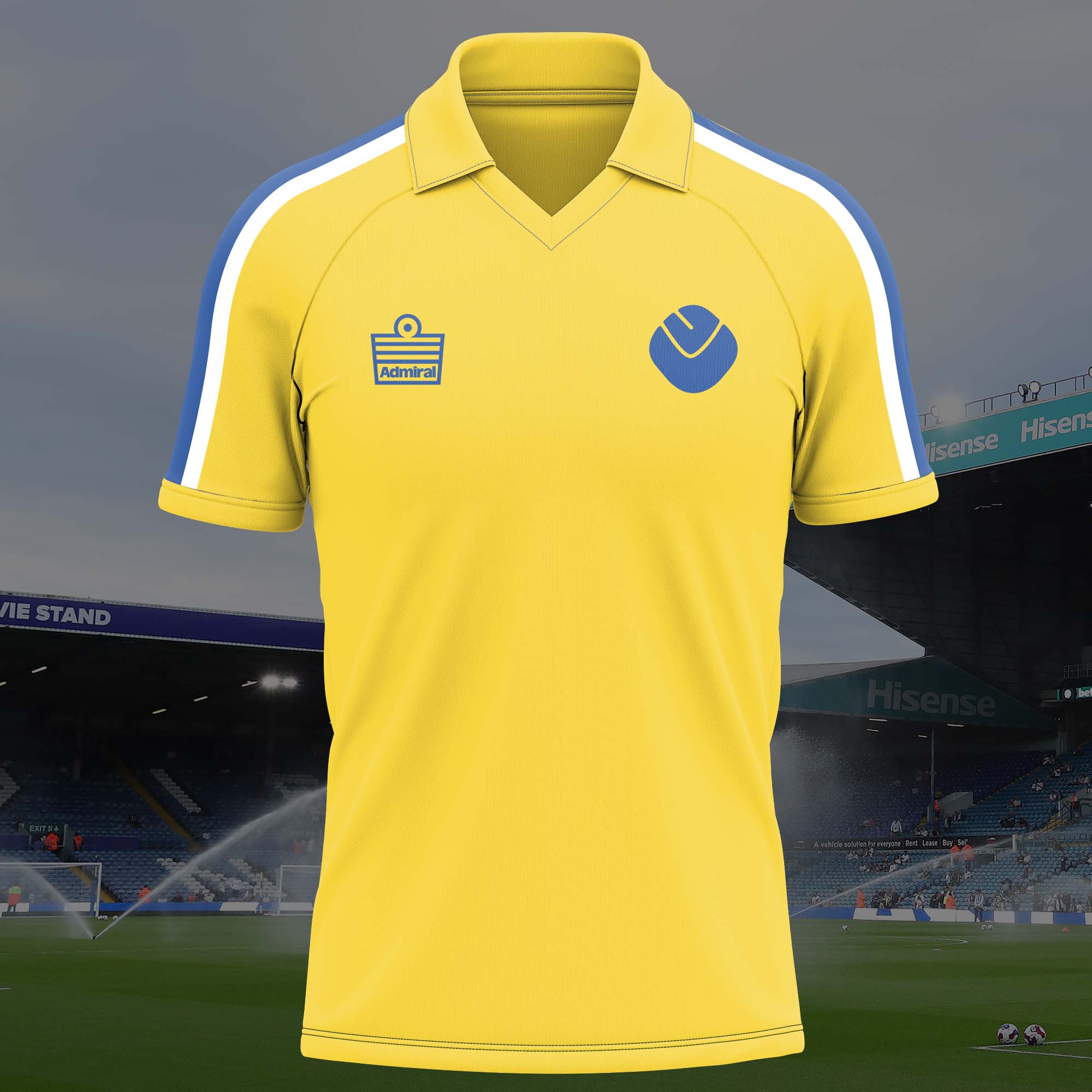 Leeds Away Mid 70s Retro Shirt PT57414