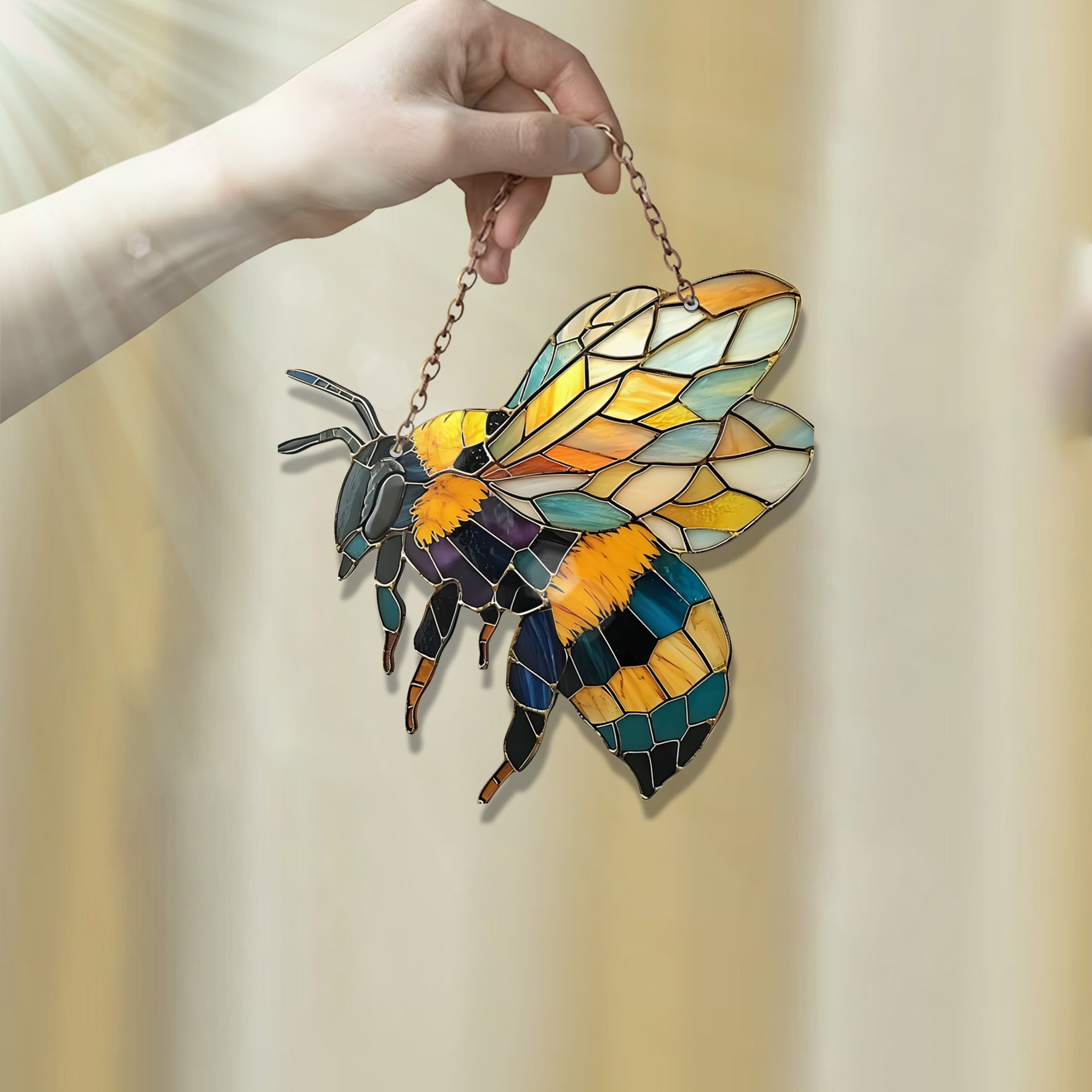 Bee Colorful ACRYLIC Window hanging