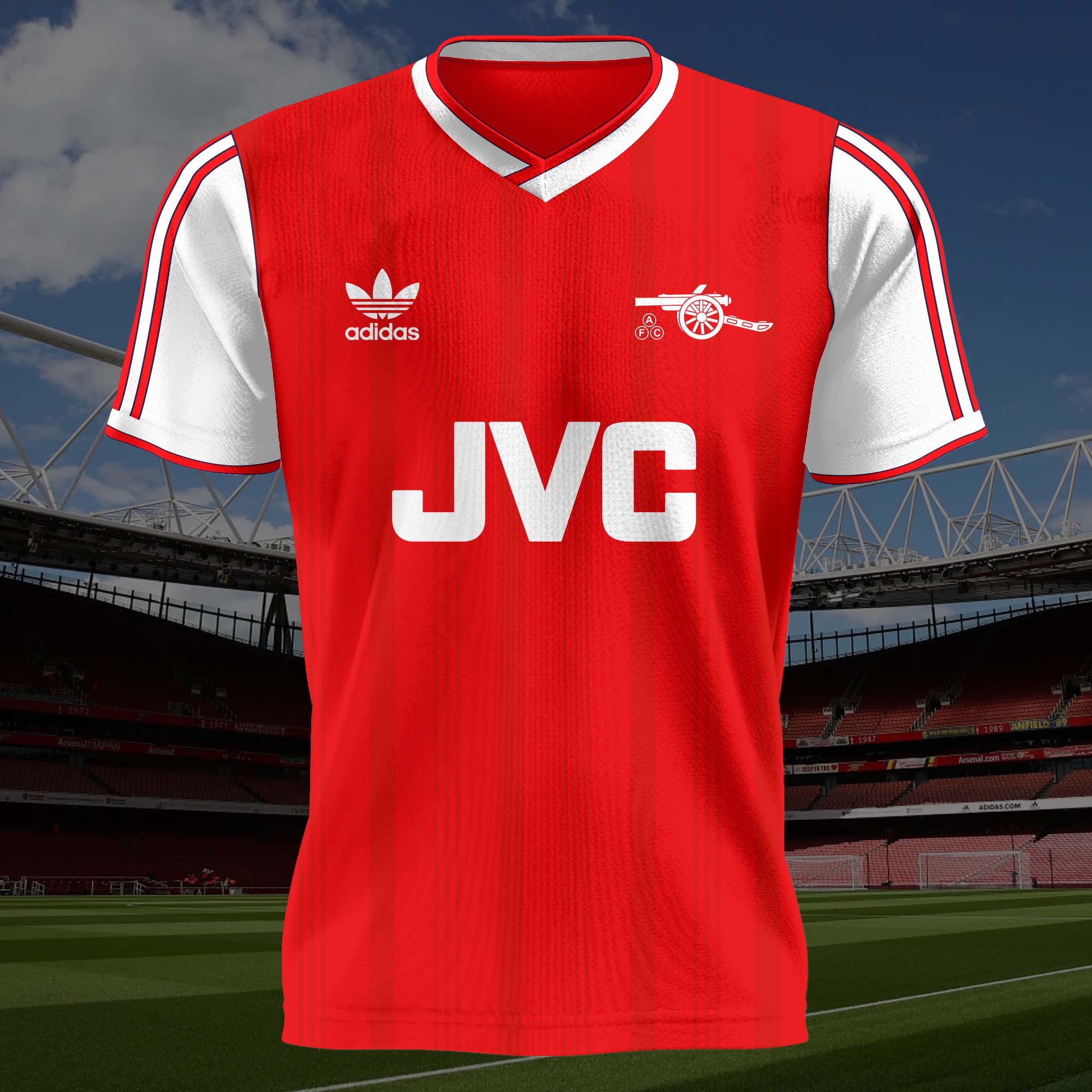 Arsenal FC 1987-88 Home Kit Retro Shirt PT57225