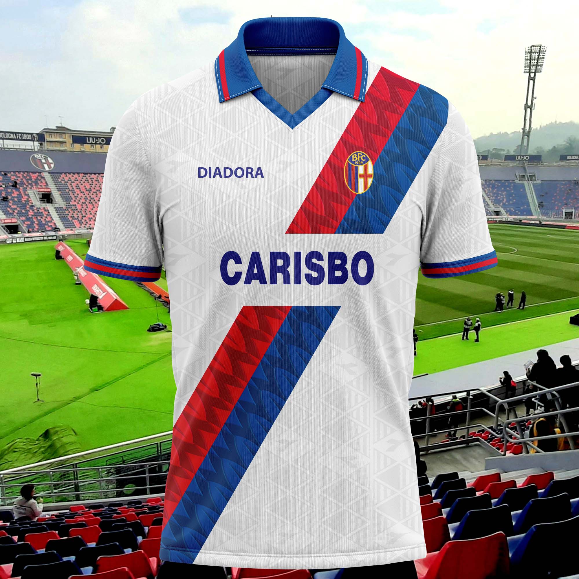 Bologna 1996-97 Away Kit Retro Shirt PT57209