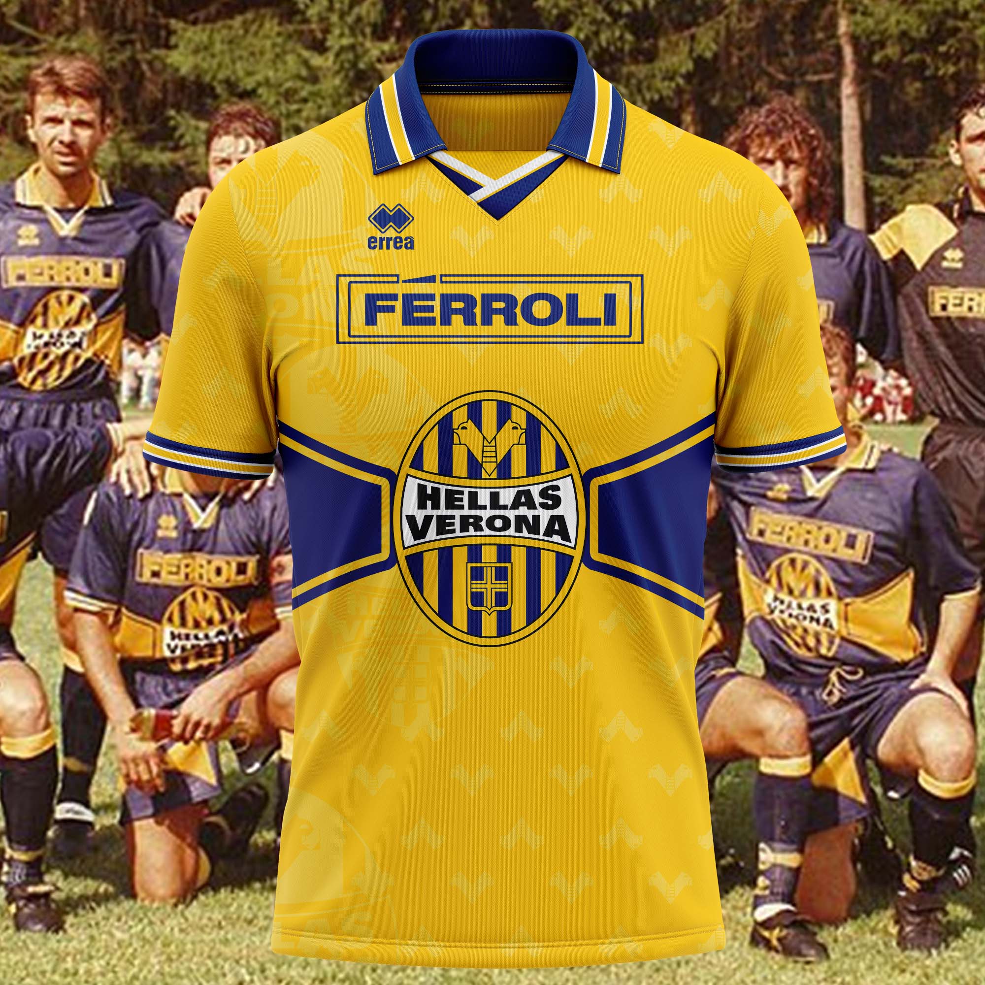 Hellas Verona 1996-97 Away Kit Retro Shirt PT57212