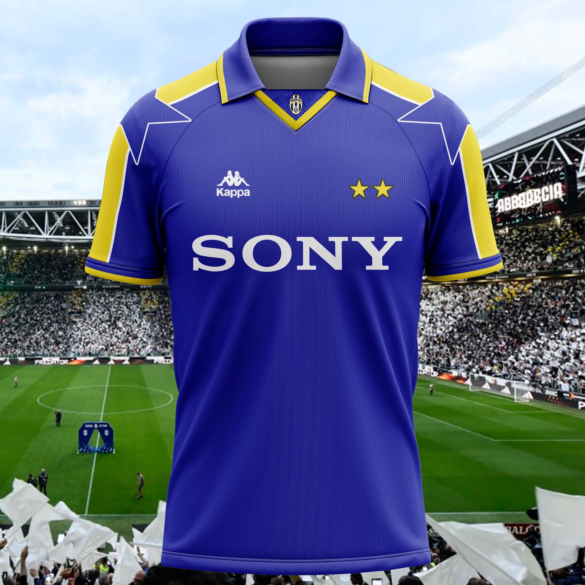 Juventus FC 1996-97 Away Kit Retro Shirt PT57214