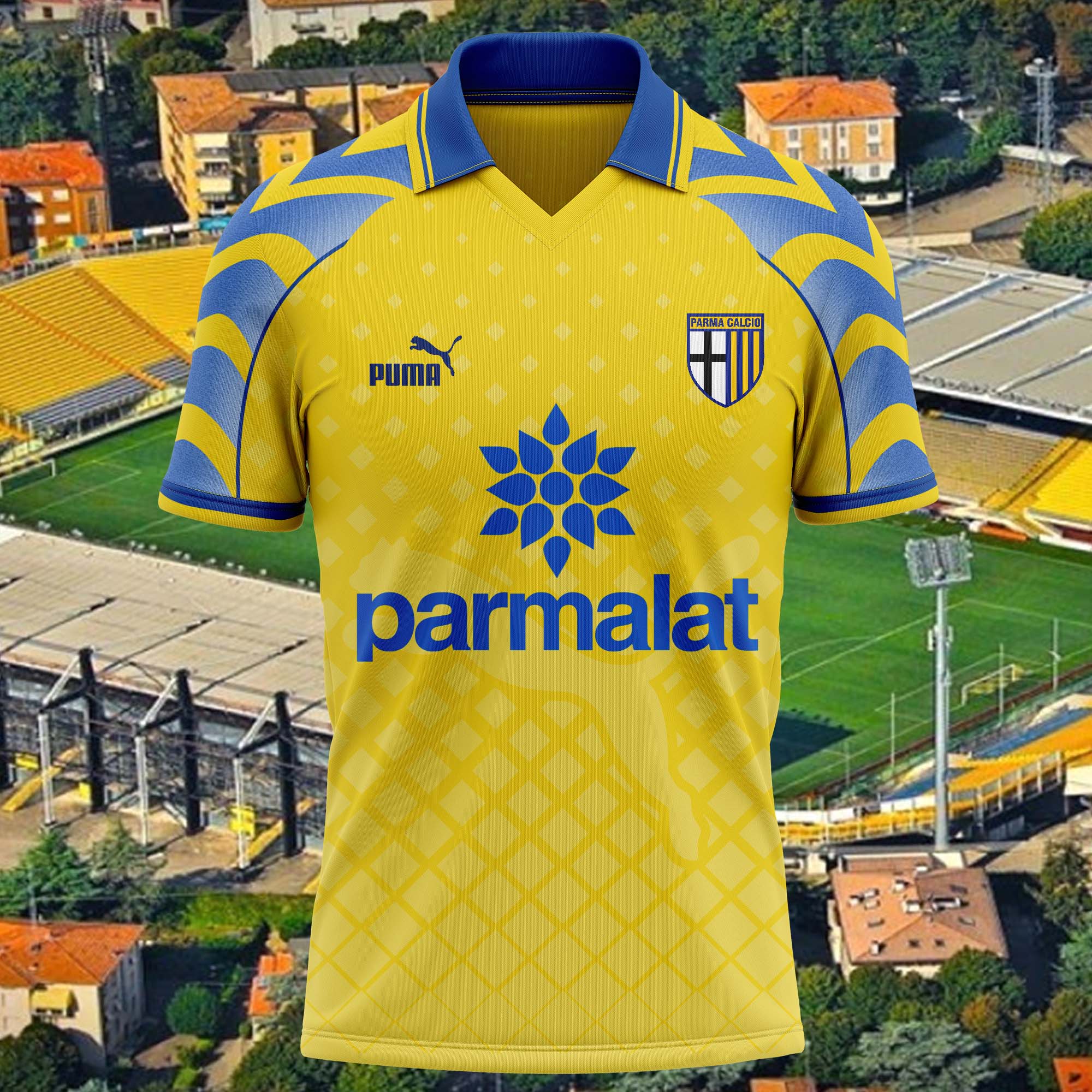 Parma 1996-97 Away Kit Retro Shirt PT57216