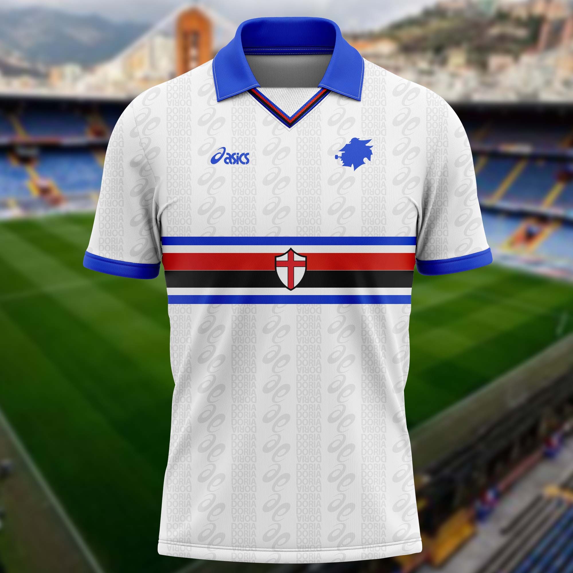 Sampdoria 1996-97 Away Kit Retro Shirt PT57220