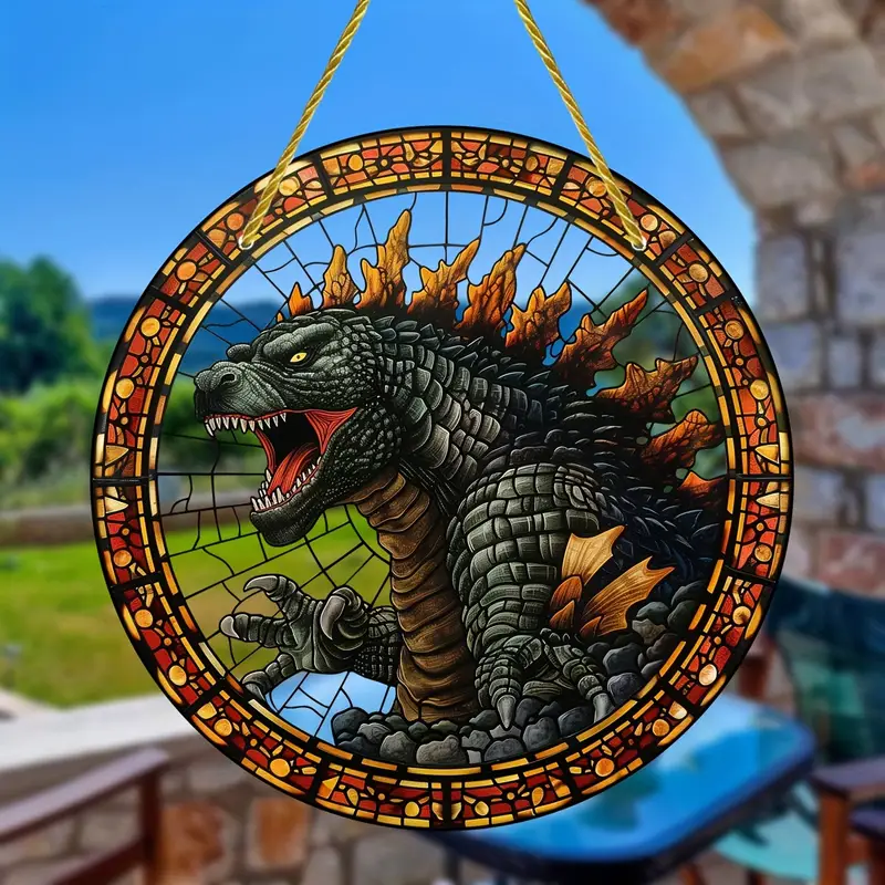 Godzilla Cool ACRYLIC Window hanging, Godzilla lovers, Movie gift, Home Decor , Gift For Home