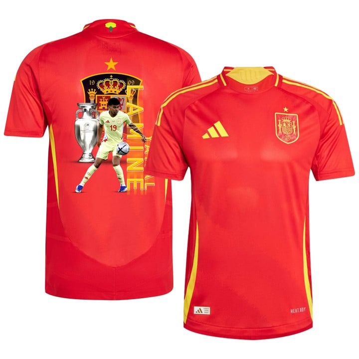 Lamine Yamal 19 Skillful Player Spain National Team 2024-25 Home Jersey PT57269