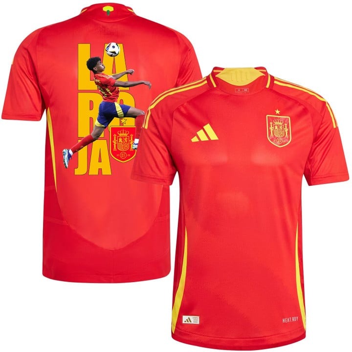 Lamine Yamal 19 The Rising Star Spain National Team 2024-25 Home Jersey PT57273