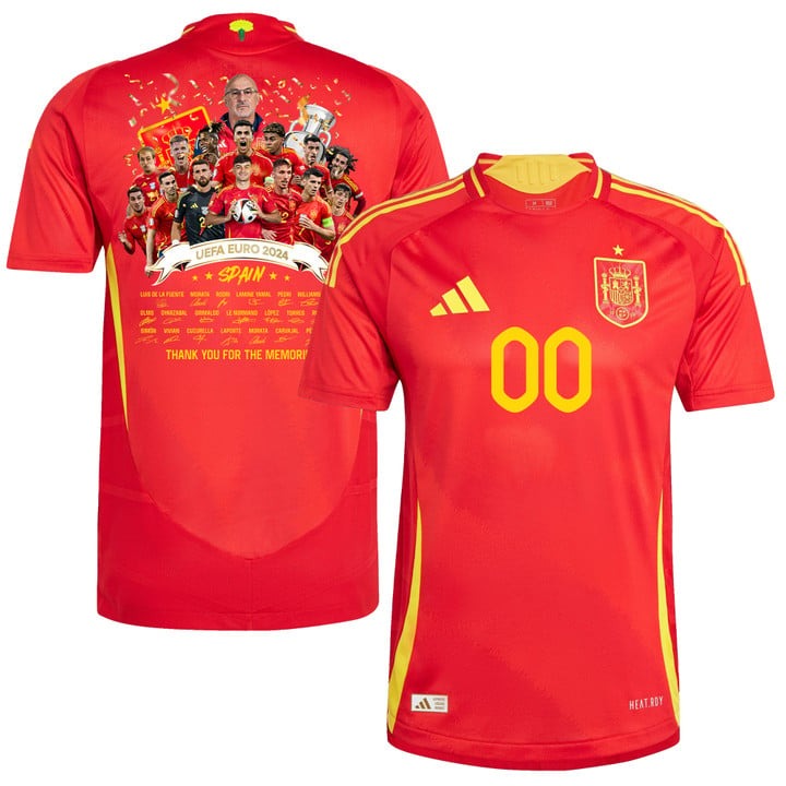 Spain National Team 2024 Euro 2024 Thanks For The Memories Home Men Jersey - Red PT57276