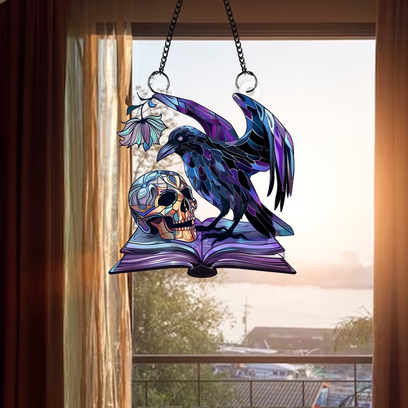 Ravens Acrylic Window Hangings