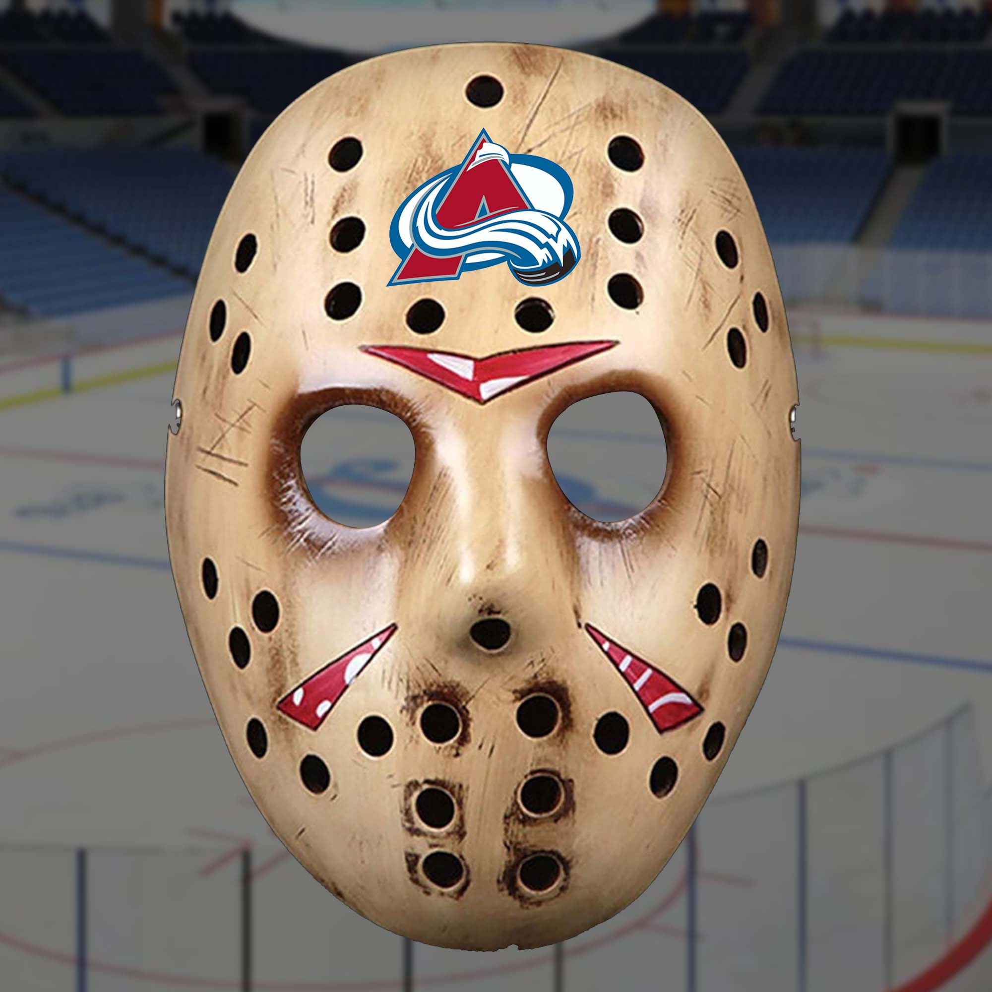 Colorado Avalanche Team Neca Friday the 13th Mask PT57292