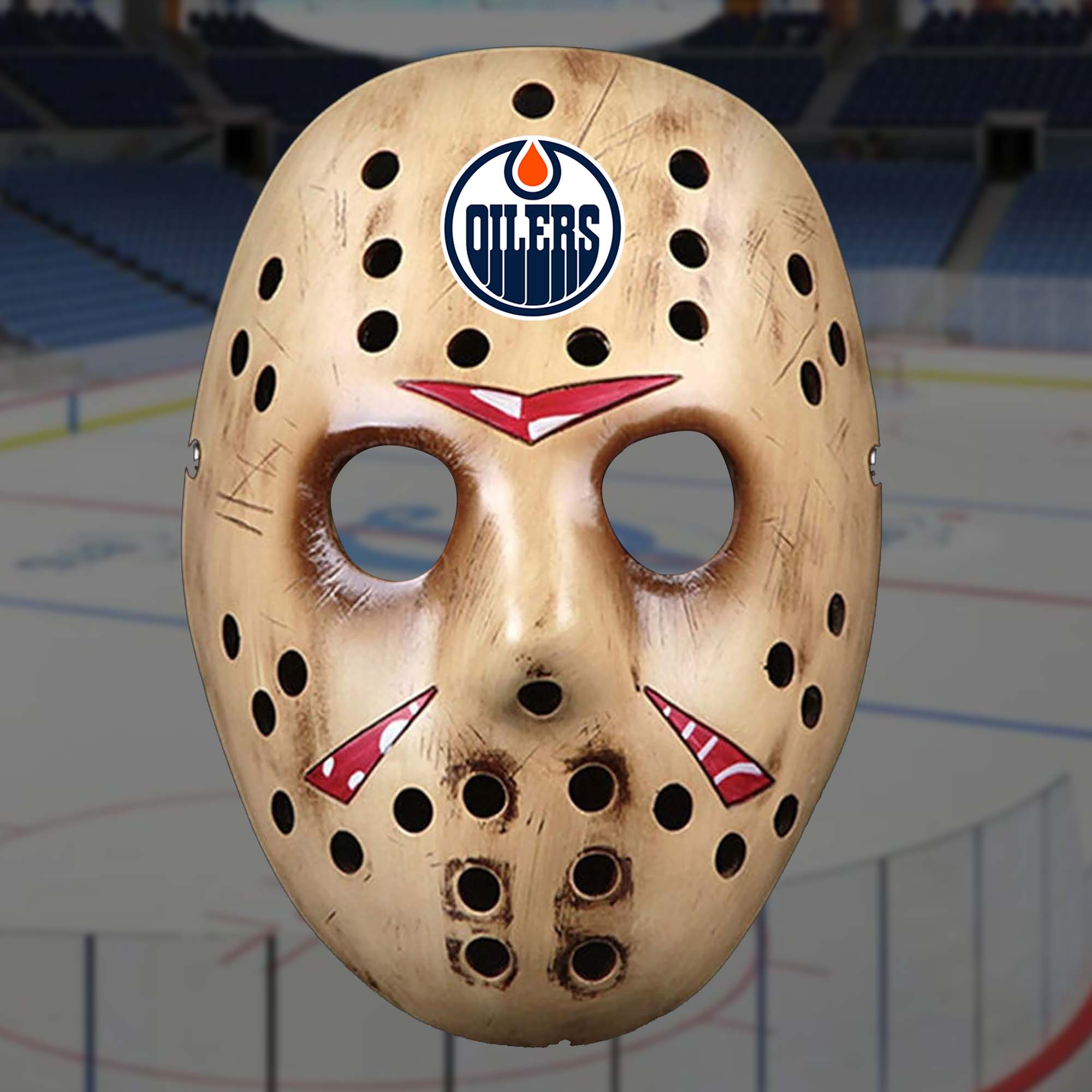 Edmonton Oilers Team Neca Friday the 13th Mask PT57296