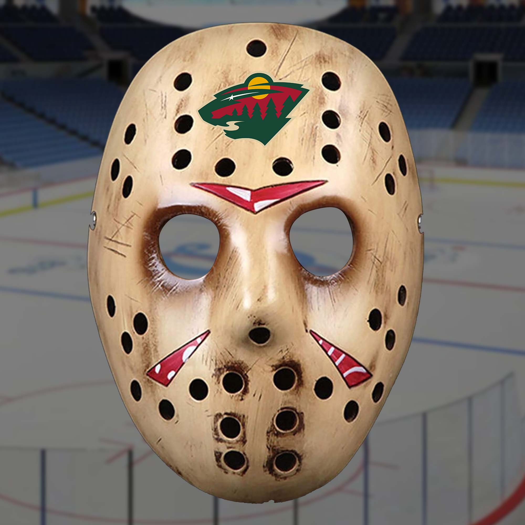 Minnesota Wild Team Neca Friday the 13th Mask PT57299