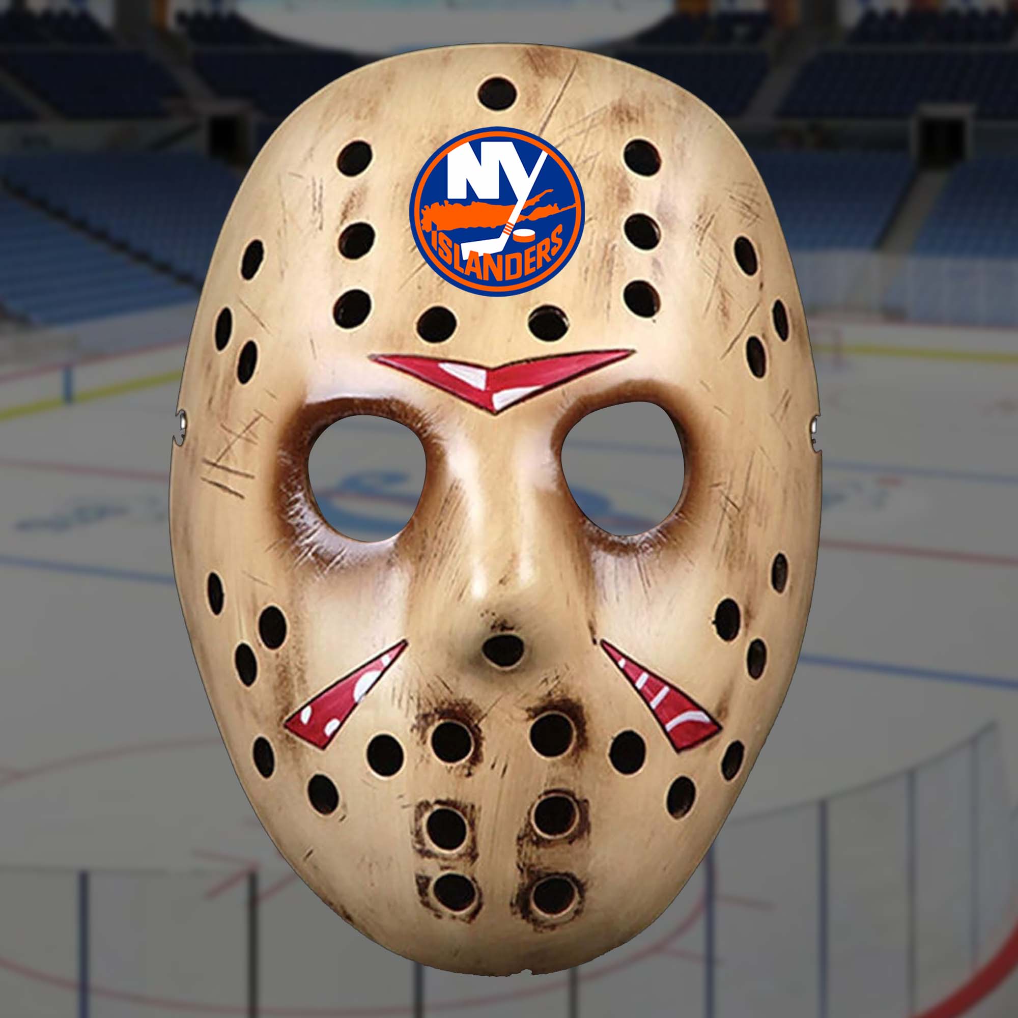 New York Islanders Team Neca Friday the 13th Mask PT57303