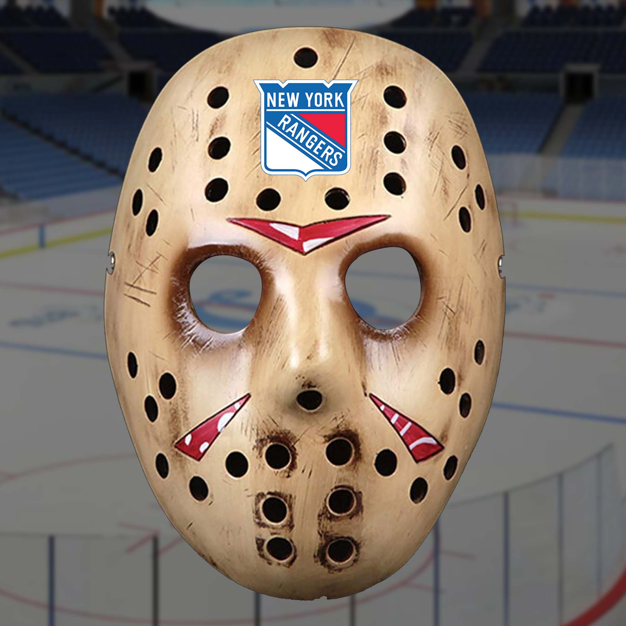 New York Rangers Team Neca Friday the 13th Mask PT57304