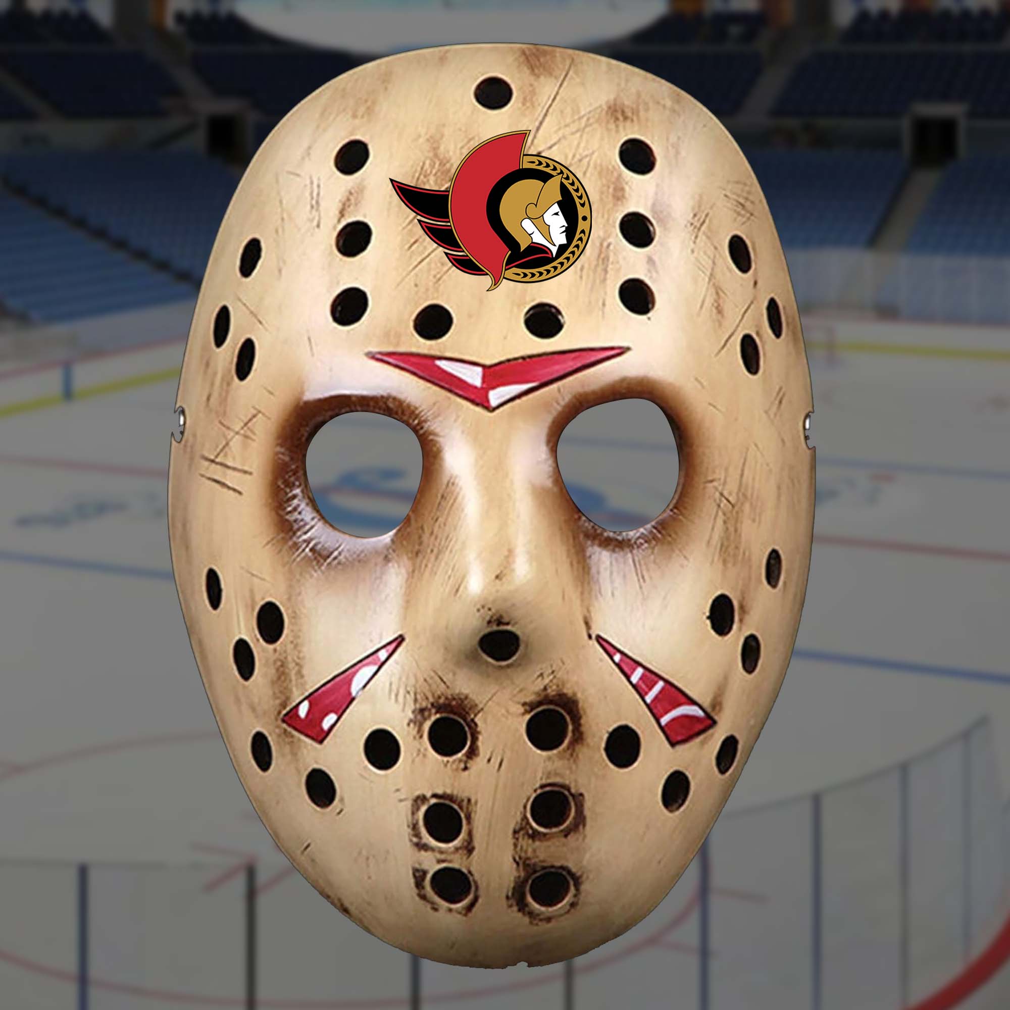 Ottawa Senators Team Neca Friday the 13th Mask PT57305