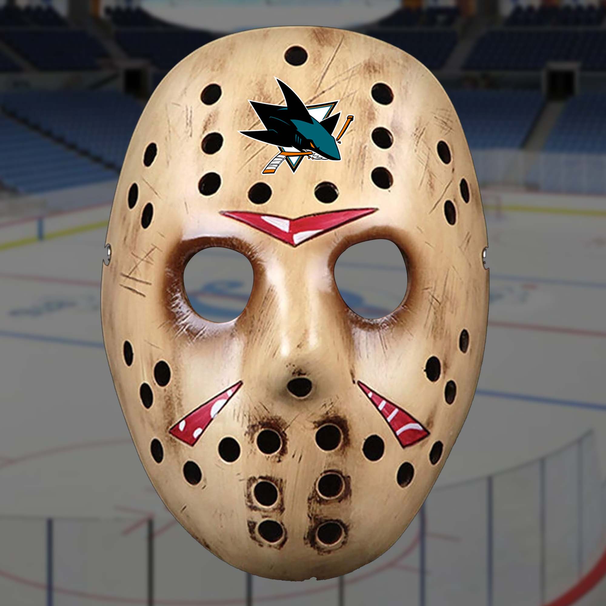 San Jose Sharks Team Neca Friday the 13th Mask PT57308