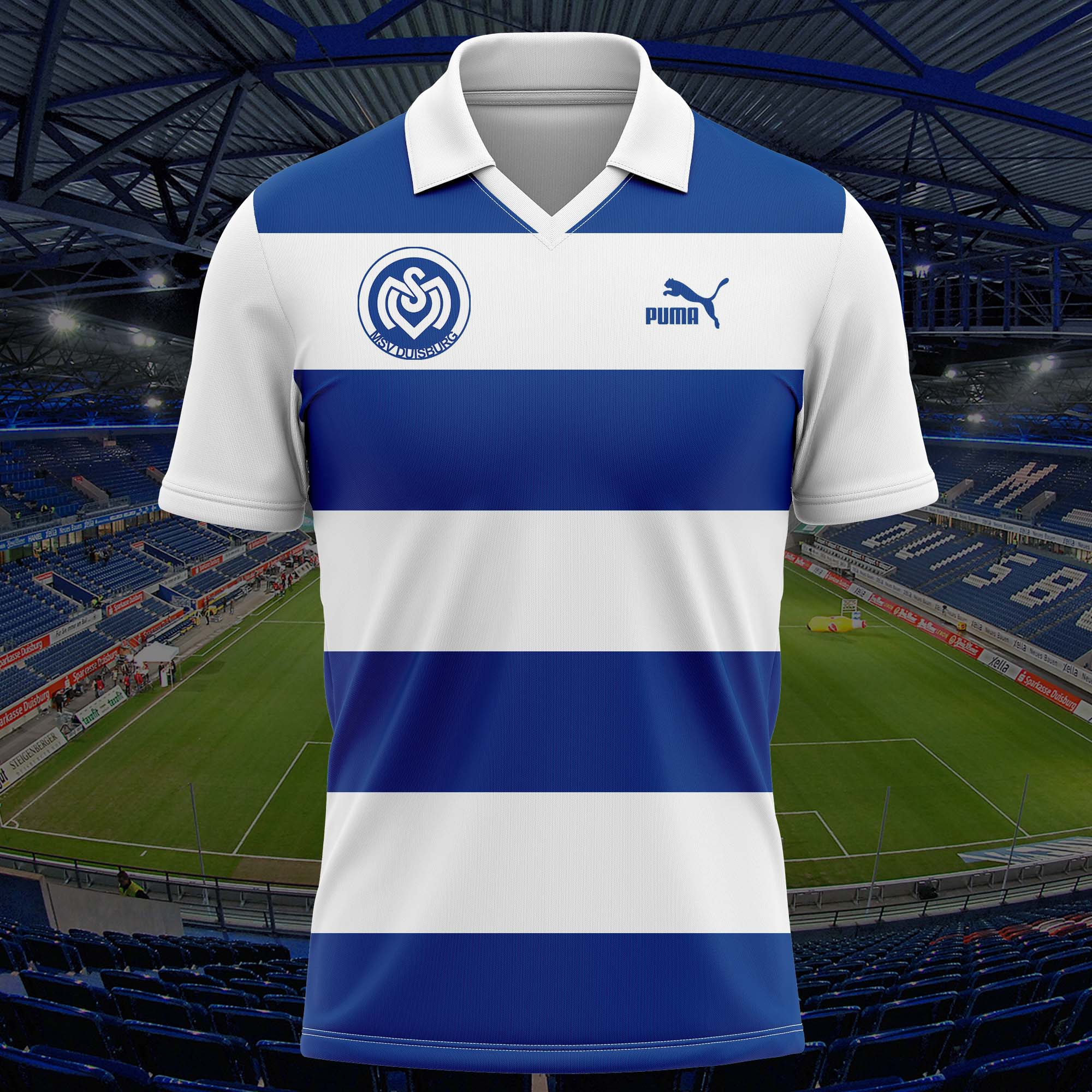 Duisburg 1990-91 Home Kit Retro Shirt PT57319