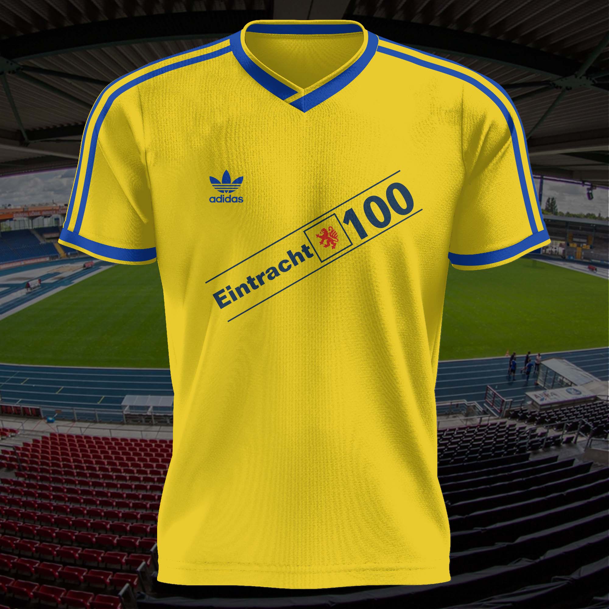 Eintracht Braunschweig 1990-91 Home Kit Retro Shirt PT57320