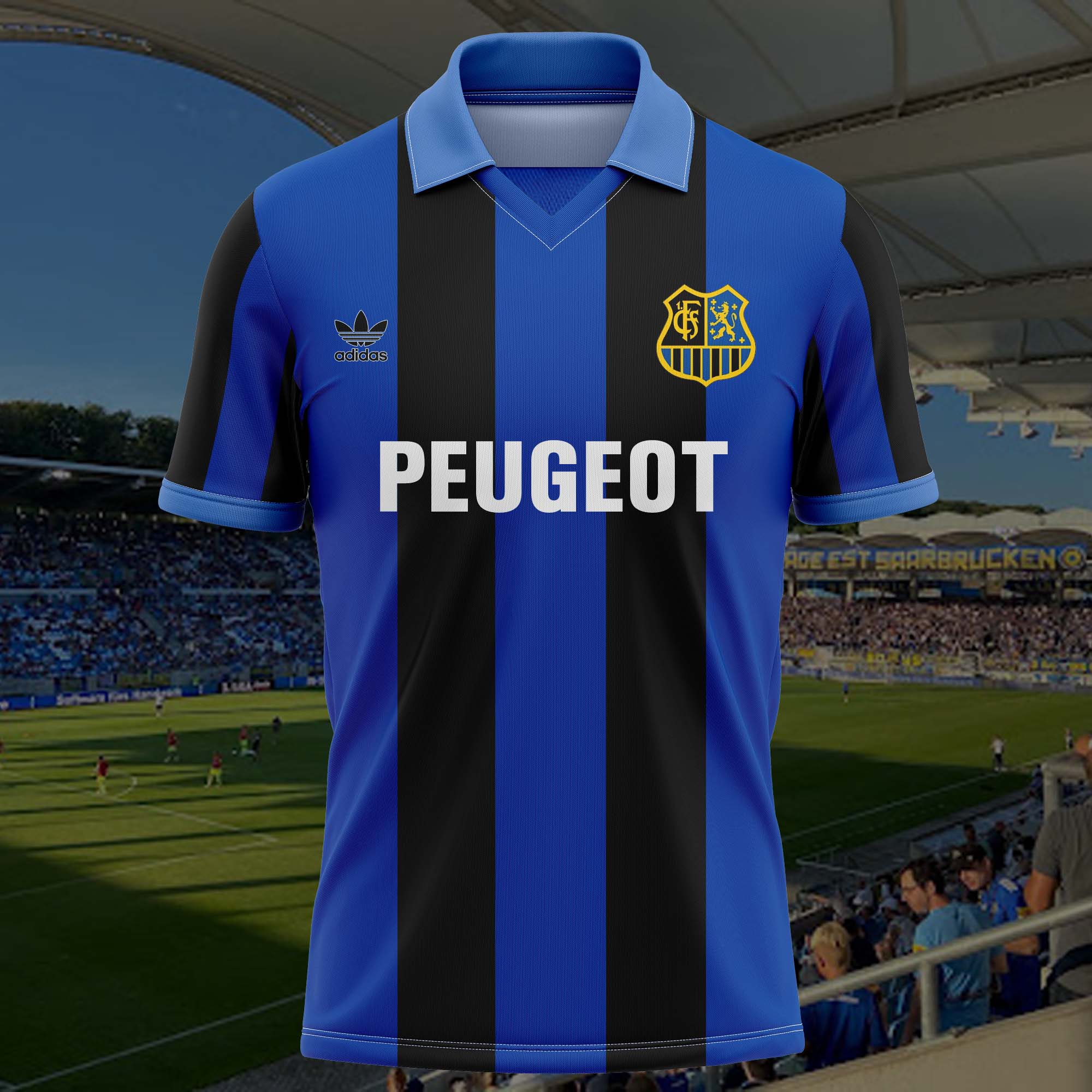 Saarbrücken 1990-91 Home Kit Retro Shirt PT57322