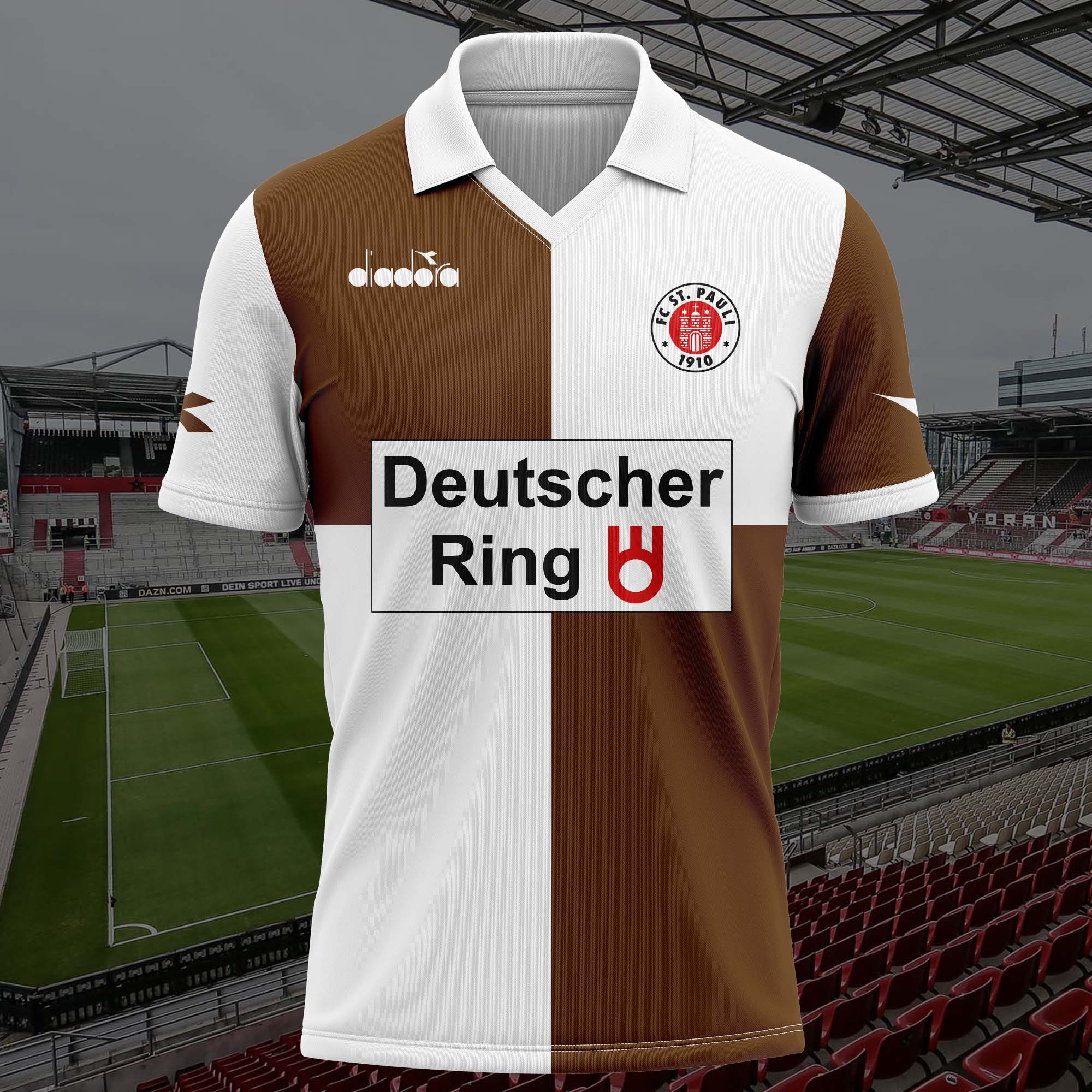 St Pauli 1991-92 Home Kit Retro Shirt PT57340