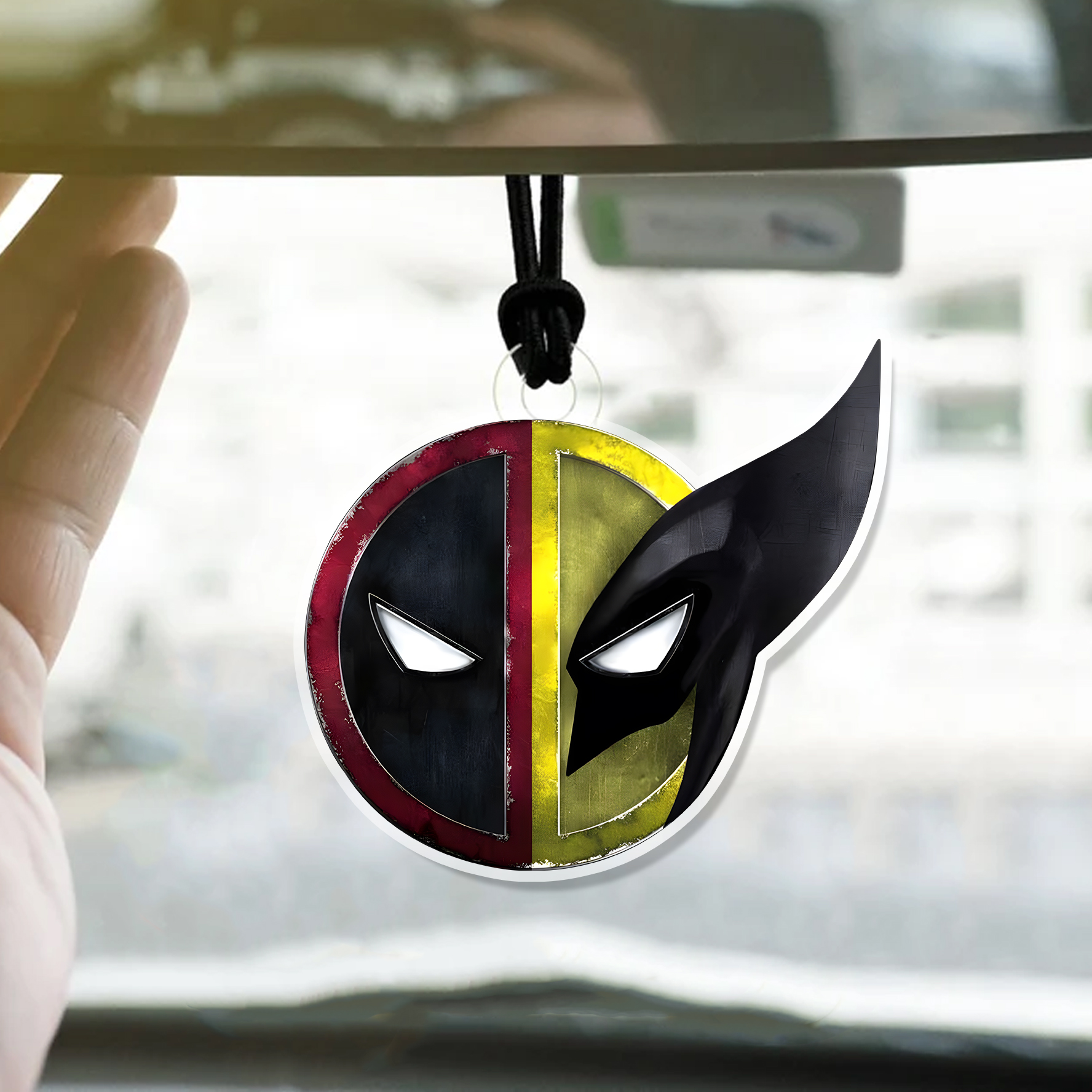 Deadpool X Wolverine, Best Friend  ACRYLIC Car hanging,Marvel Window Hangings, Gift for Marvel, Gift For Car, Gift For Family