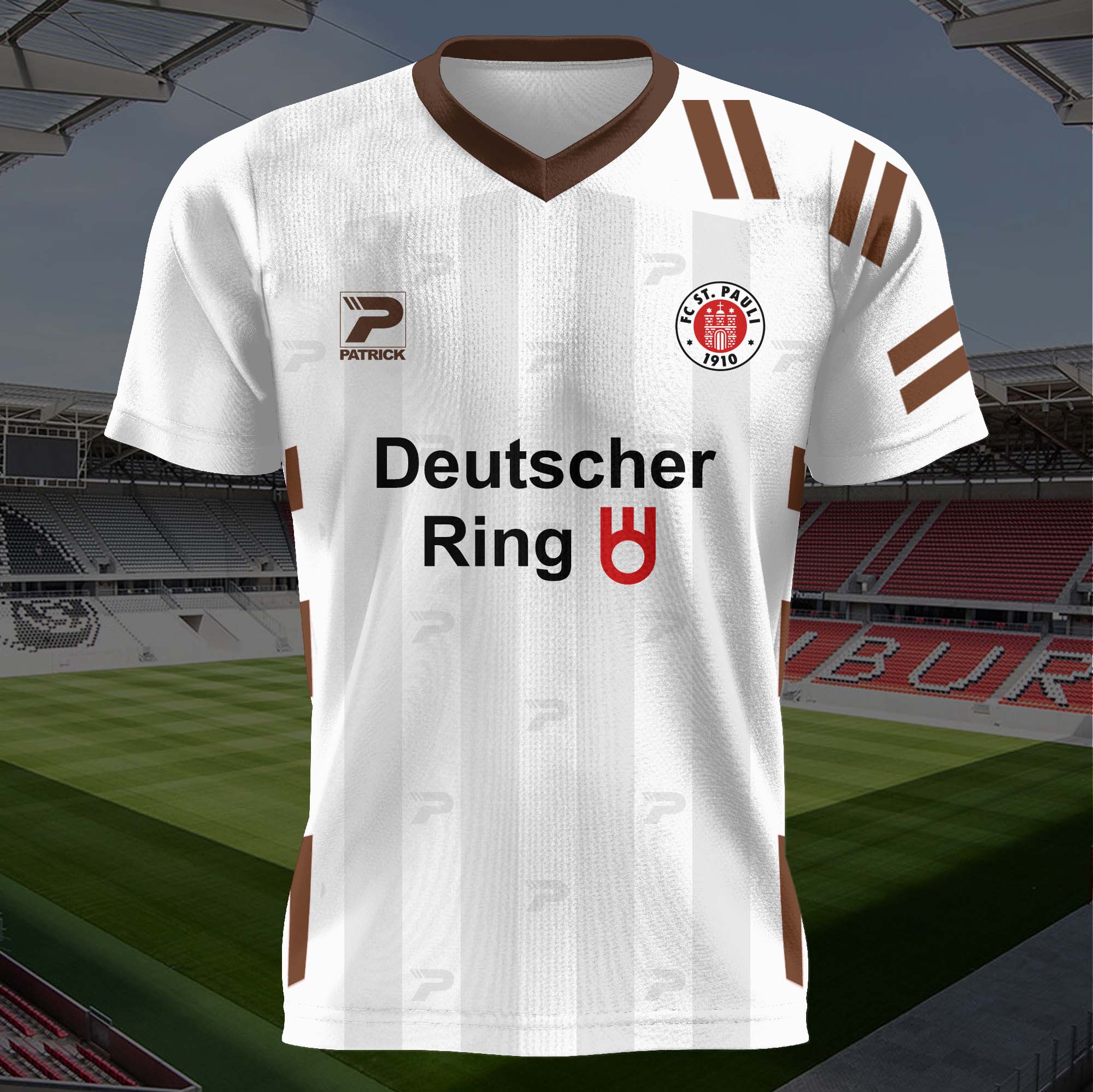 St Pauli 1992-93 Home Kit Retro Shirt PT57359