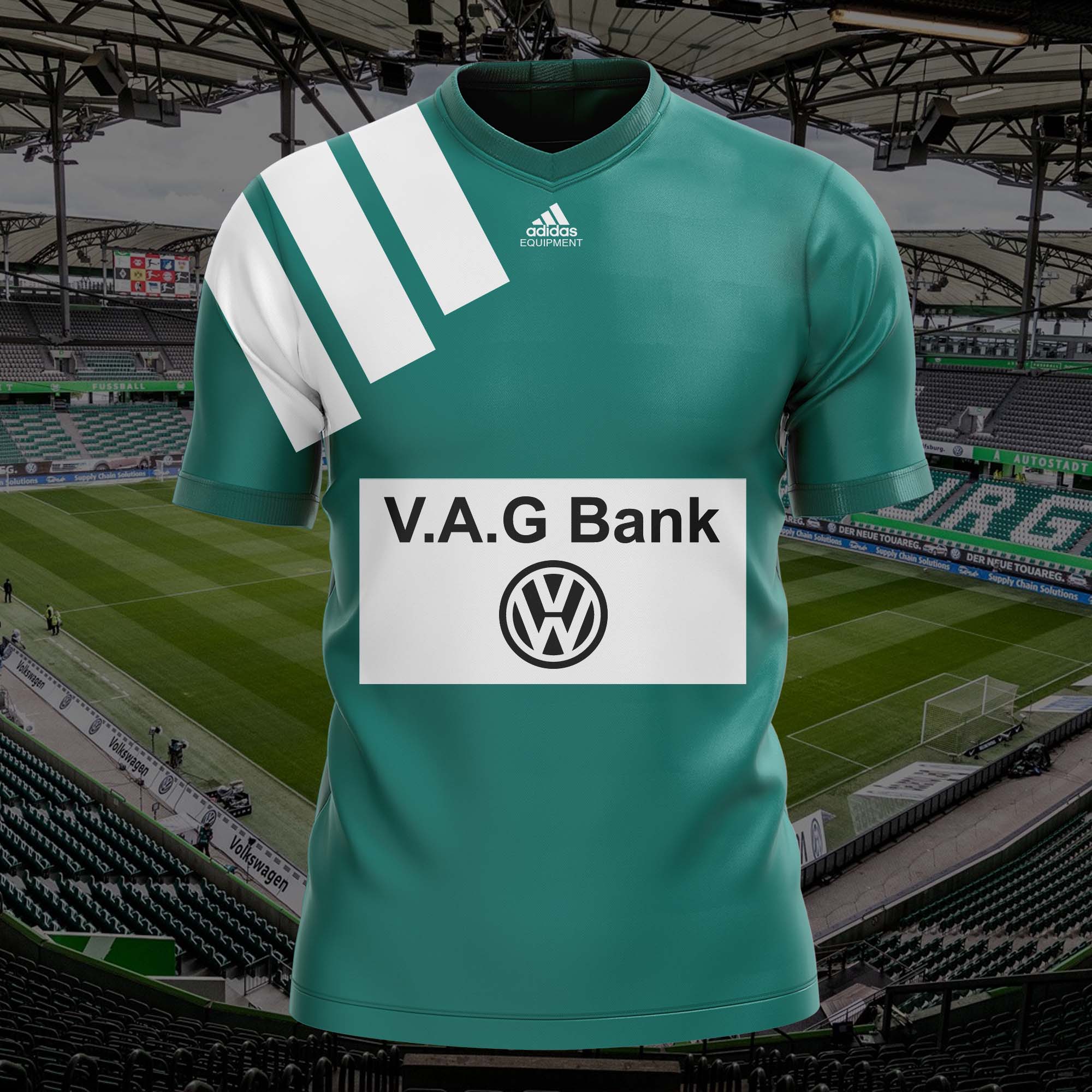 VfL Wolfsburg 1992-93 Home Kit Retro Shirt PT57363