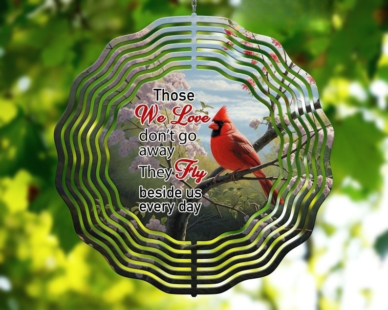 Cardinal Wind Spinner