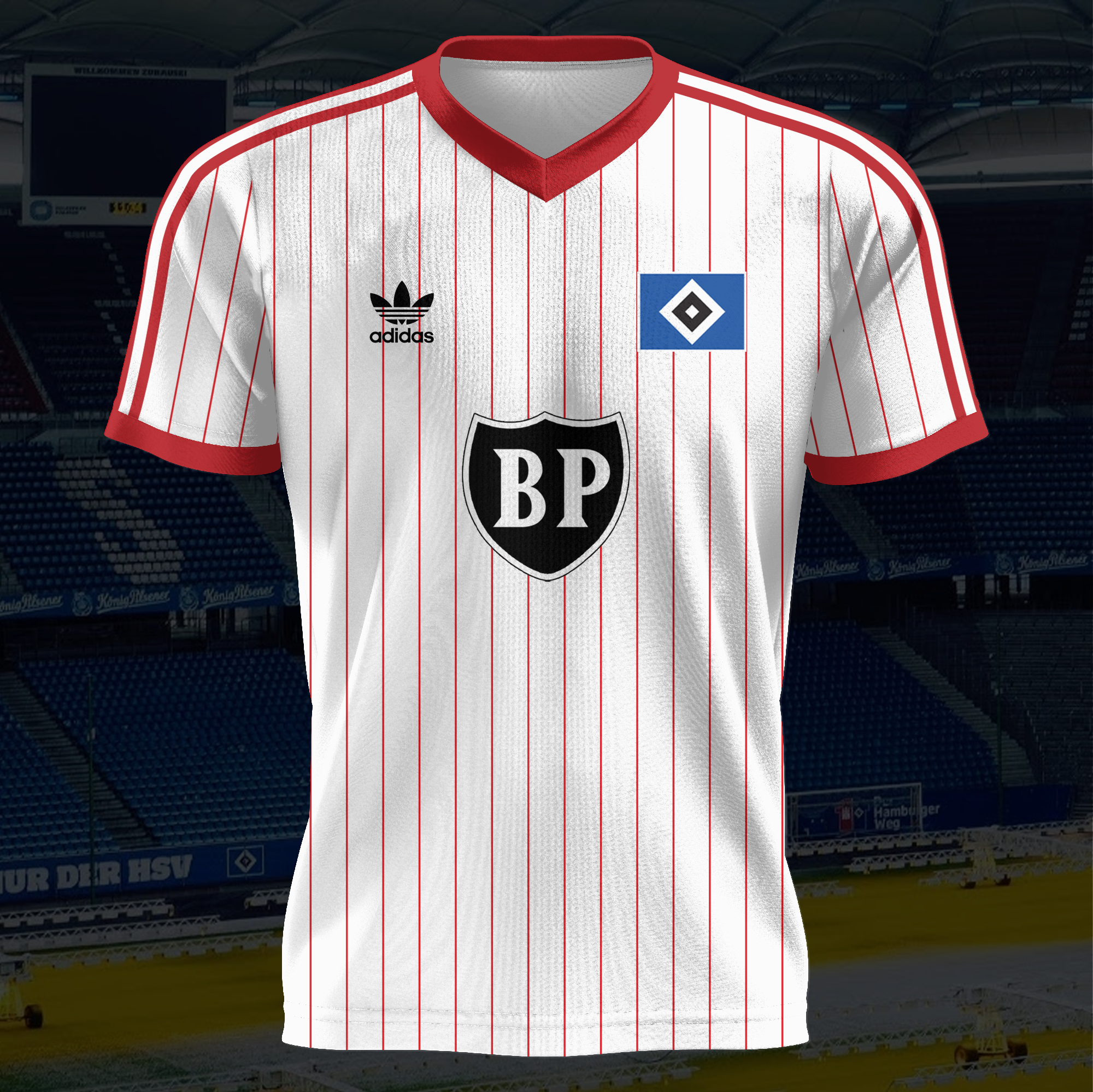 Hamburger SV 1981- 1982 Retro Shirt PT50851