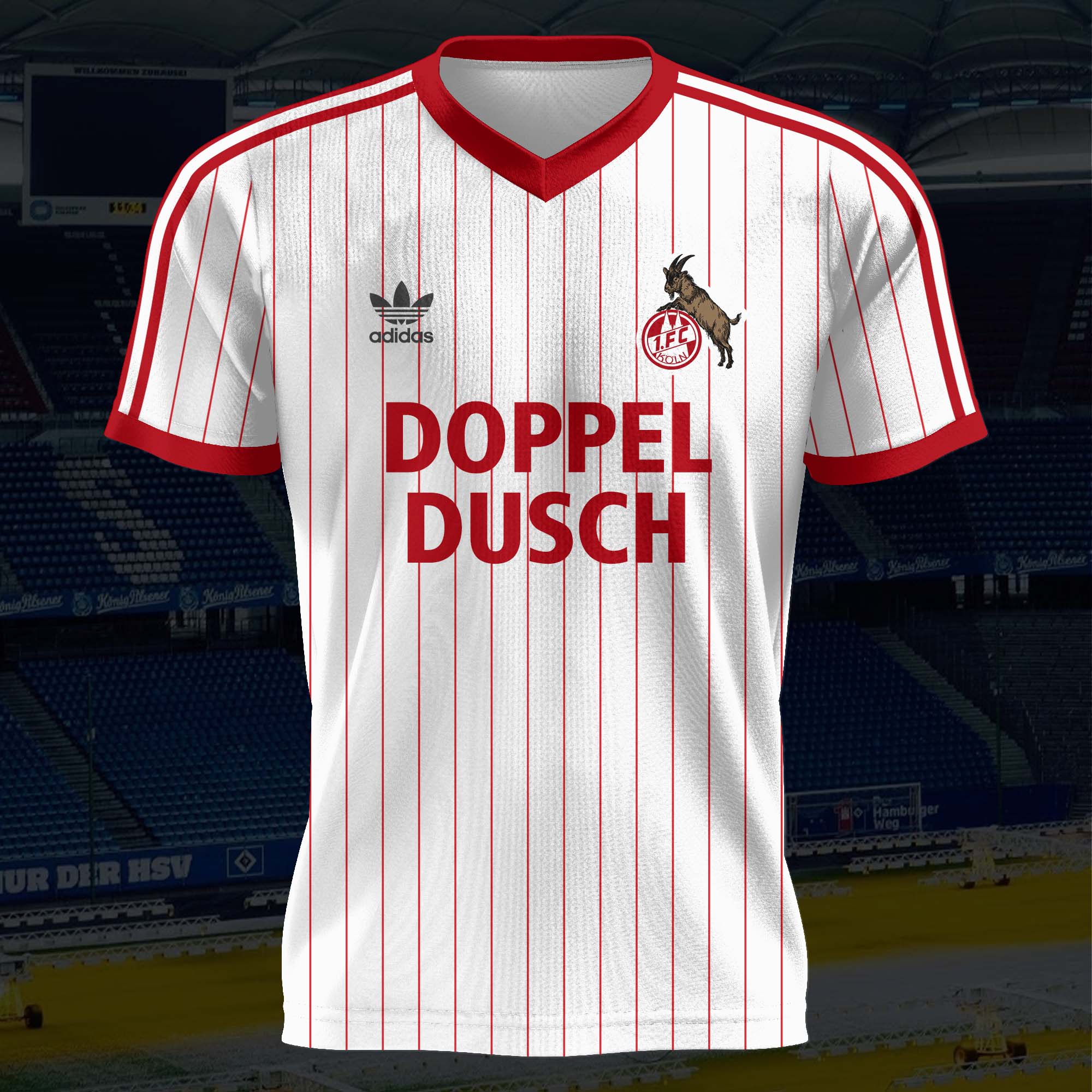 1. FC Köln 1982-1983 Home Kit Retro Shirt PT57419