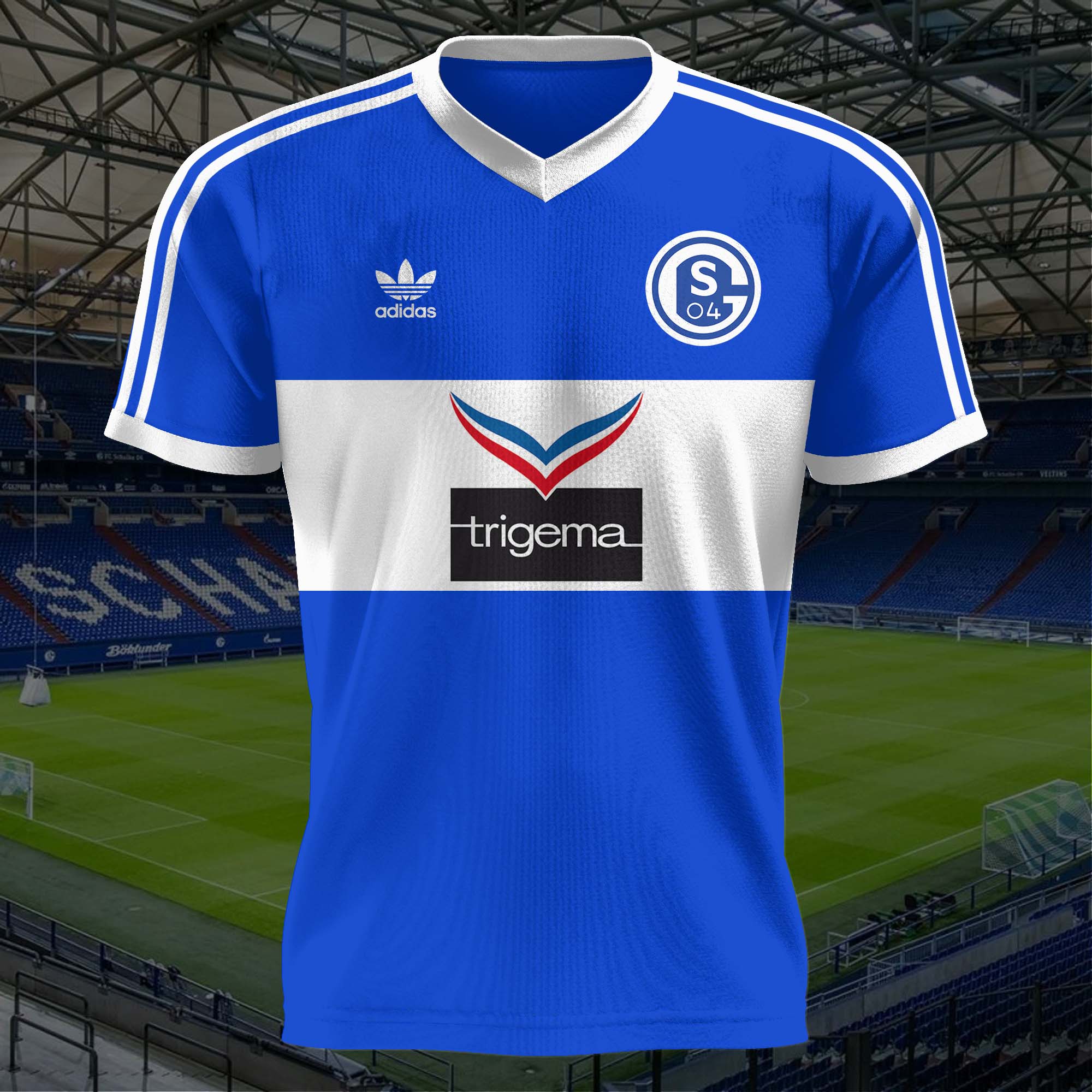 Schalke 04 1982-1983 Home Kit Retro Shirt PT57431