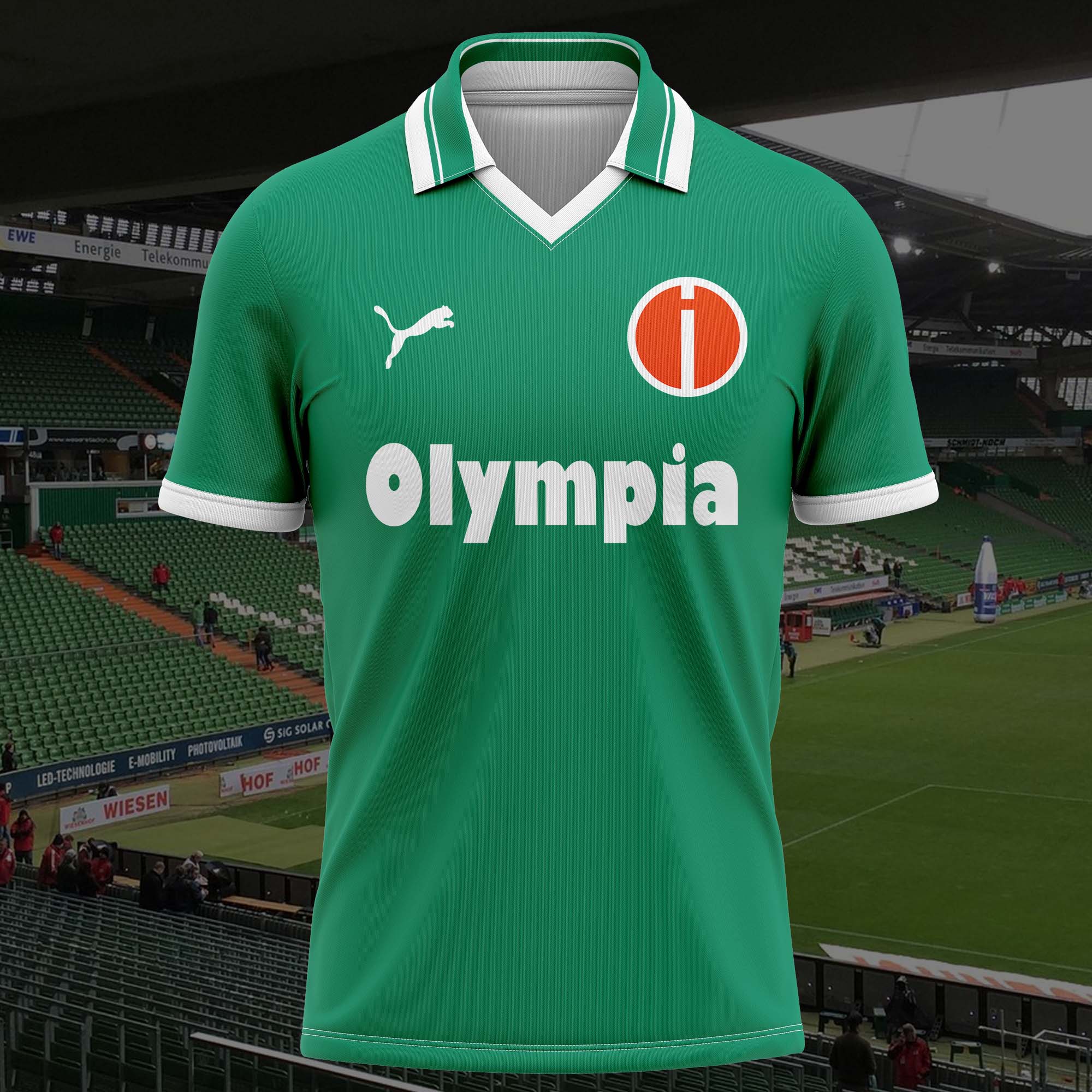 Werder Bremen 1982-1983 Home Kit Retro Shirt PT57435