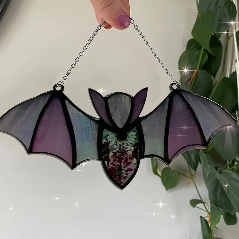 Bat Lover's Acrylic Window Hanging,