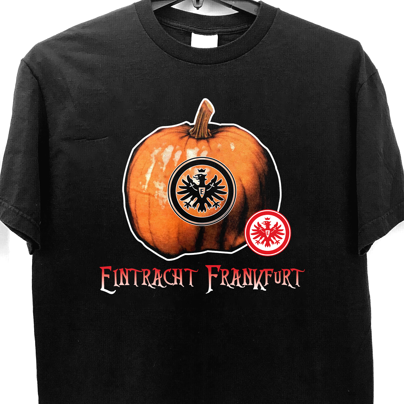 Eintracht Frankfurt Halloween Pumpkin Black Shirt PT57642