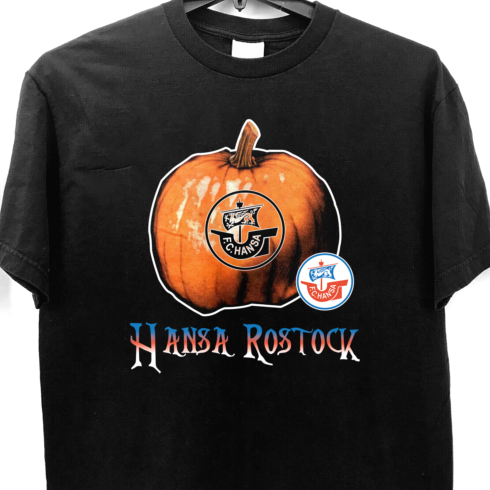 Hansa Rostock Halloween Pumpkin Black Shirt PT57623