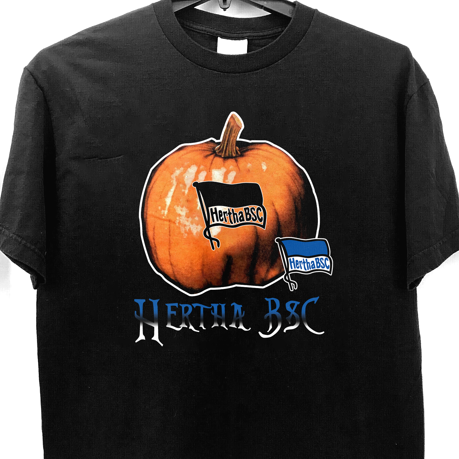 Hertha BSC Halloween Pumpkin Black Shirt PT57624