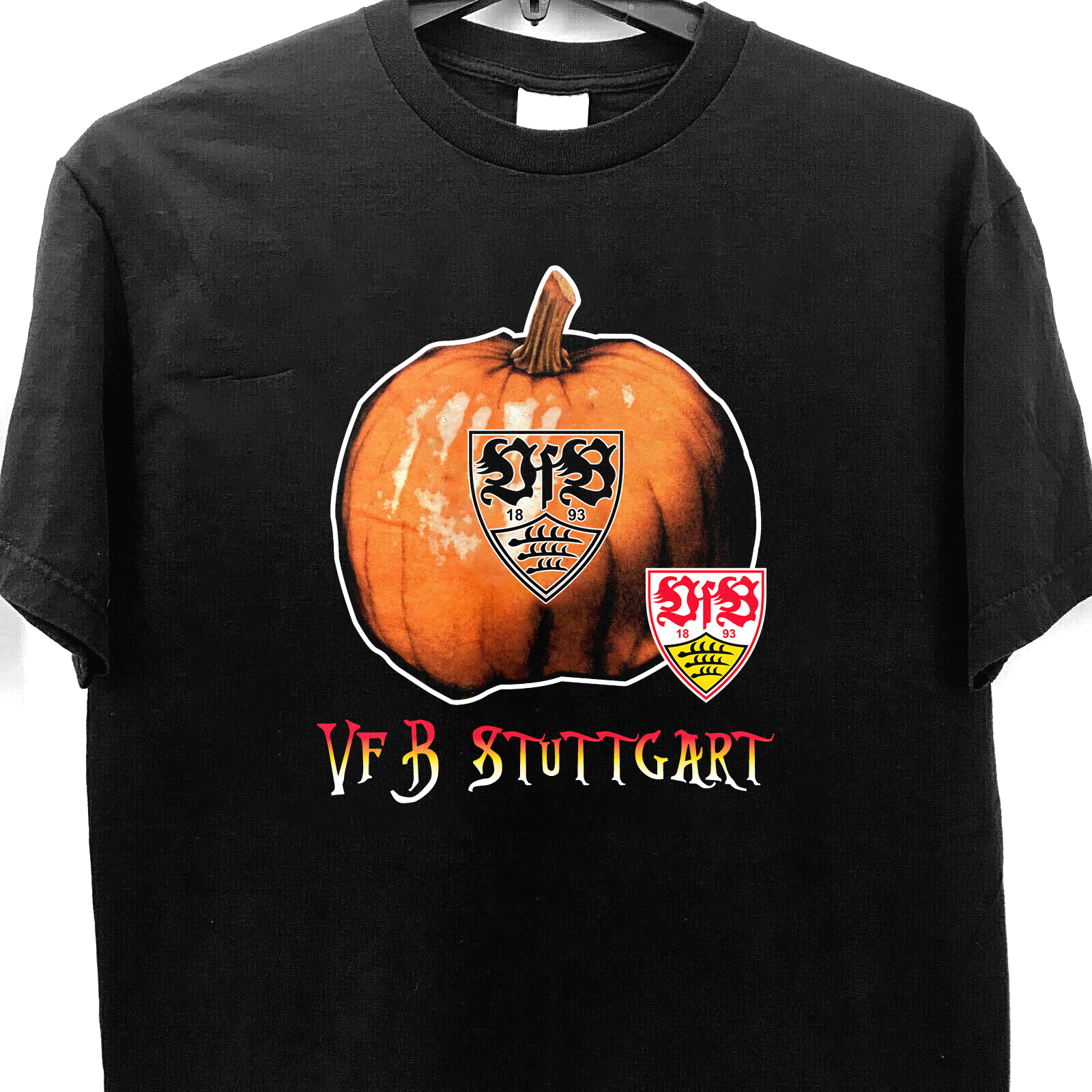 VfB Stuttgart Halloween Pumpkin Black Shirt PT57652