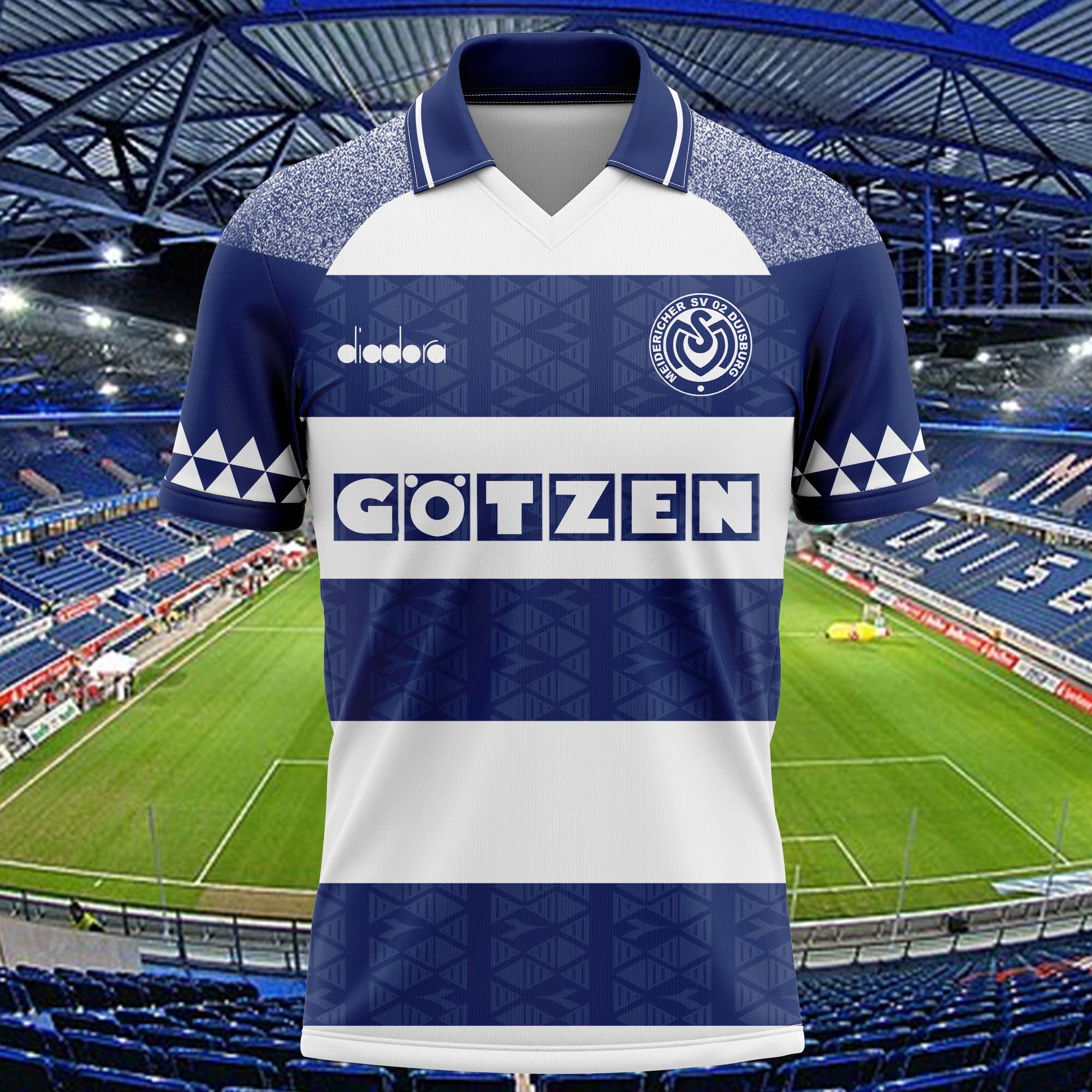 Duisburg 1995-96 Home Kit Retro Shirt PT57676