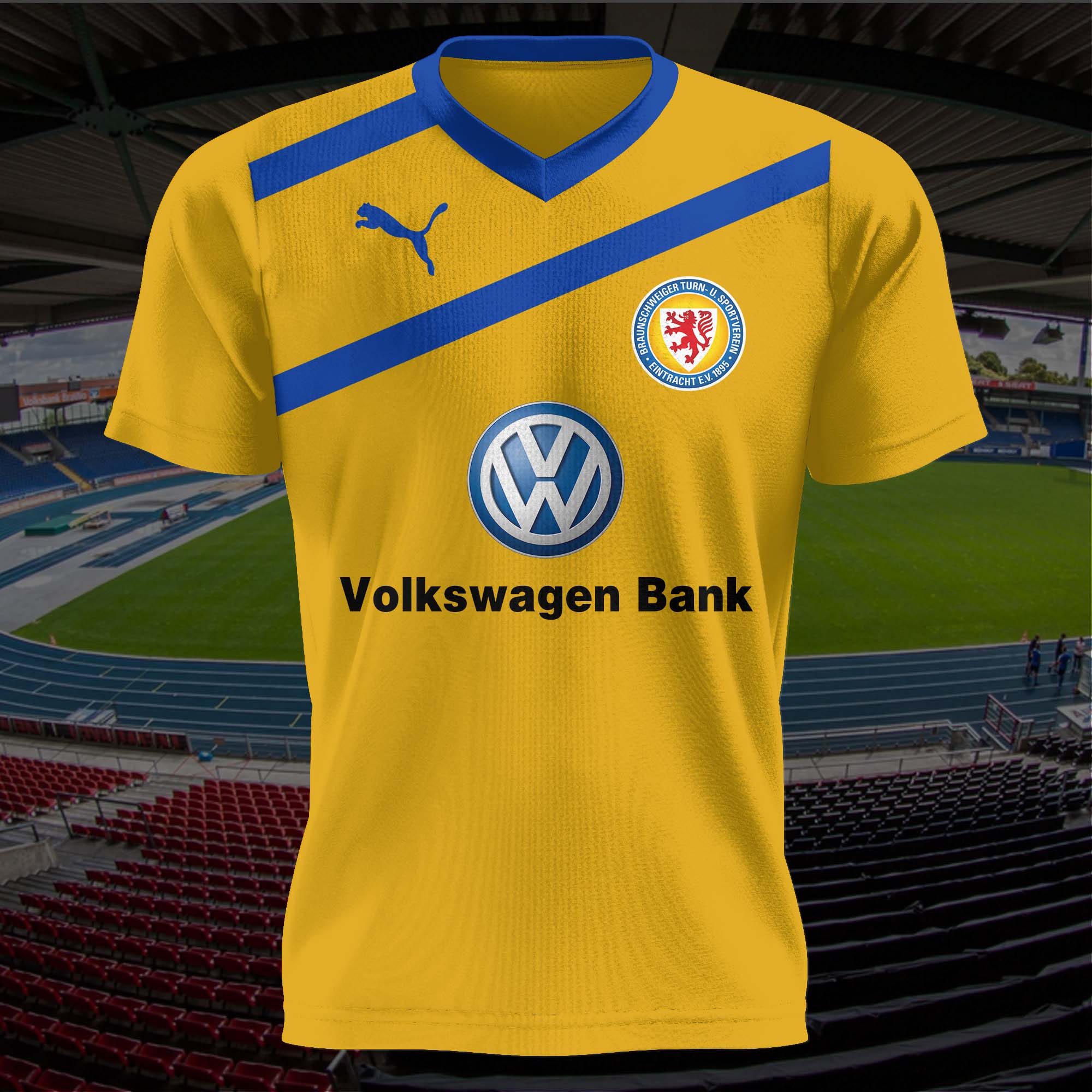 Eintracht Braunschweig 2011-12 Home Kit Retro Shirt PT57710