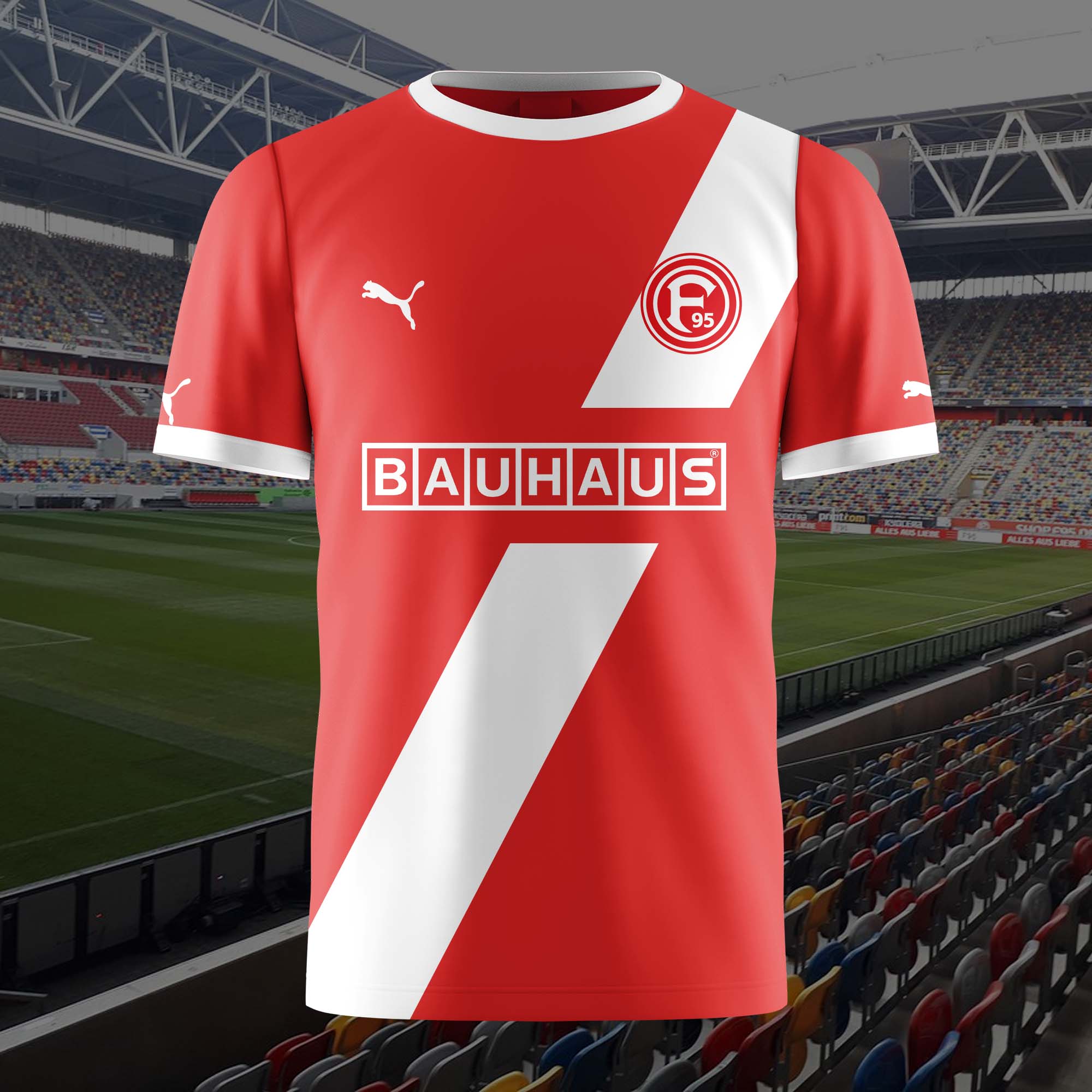 Fortuna Düsseldorf 2011-12 Home Kit Retro Shirt PT57715