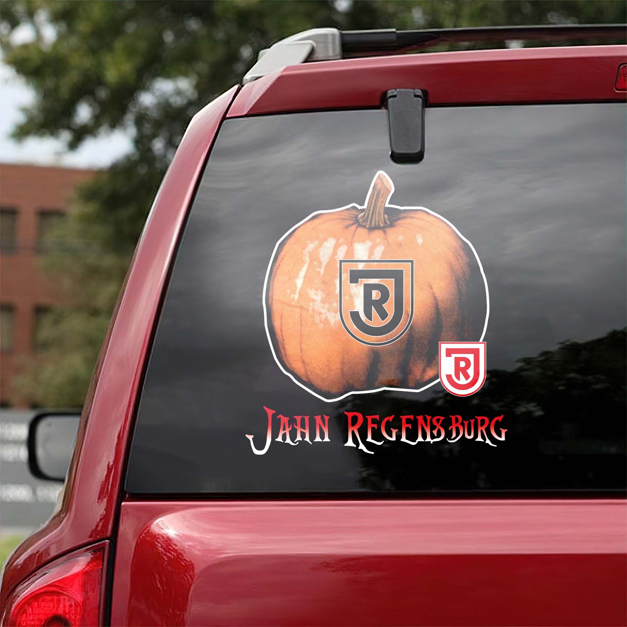 Jahn Regensburg Bundesliga Football Halloween Pumpkin Car Decal PT57742